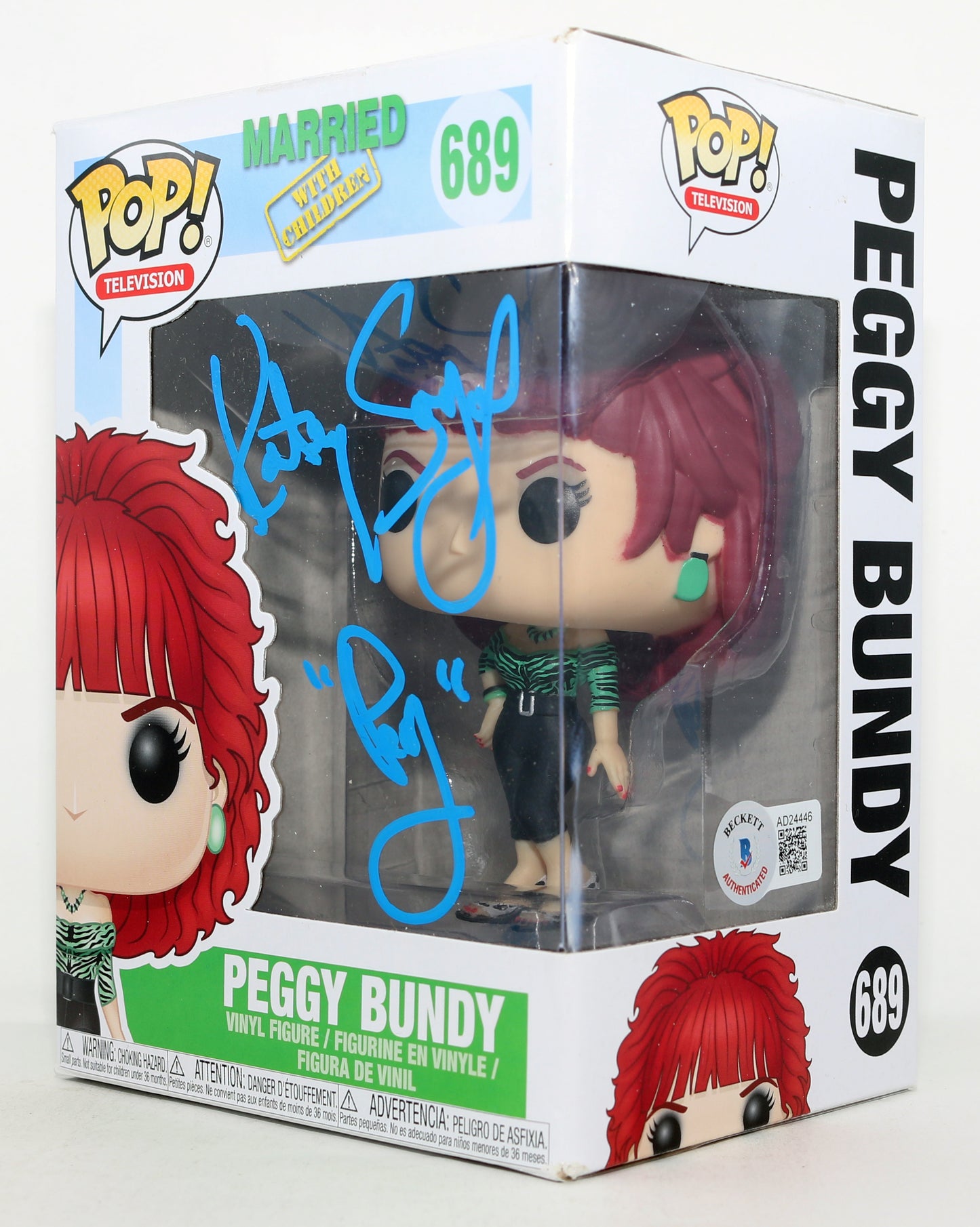 
                  
                    Katey Sagal as Peggy Bundy in Married with Children (Beckett) Signed Funko POP! #689 with Characte Name
                  
                
