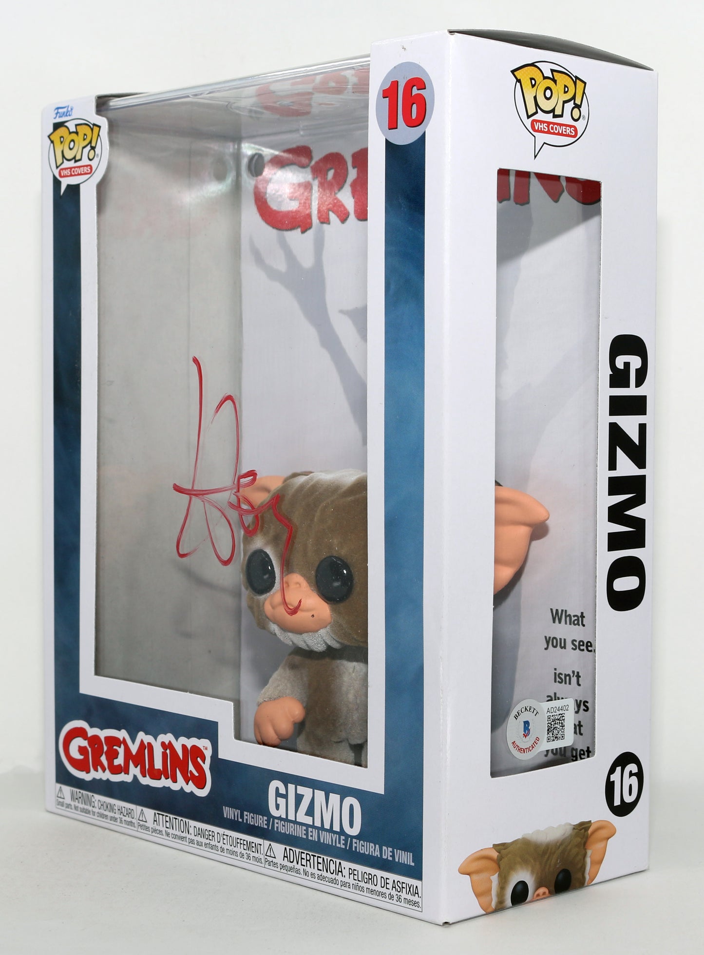 
                  
                    Howie Mandel as Gizmo in Gremlins (Beckett) Signed Funko POP! #16
                  
                