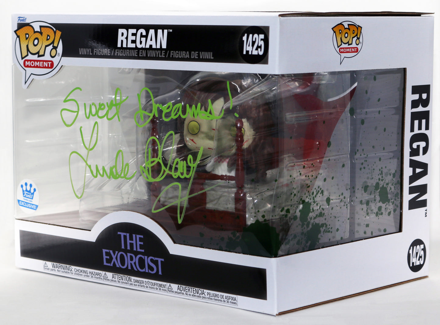 
                  
                    Linda Blair as Regan in The Exorcist Funko Store Exclusive Signed Funko POP! #1425
                  
                