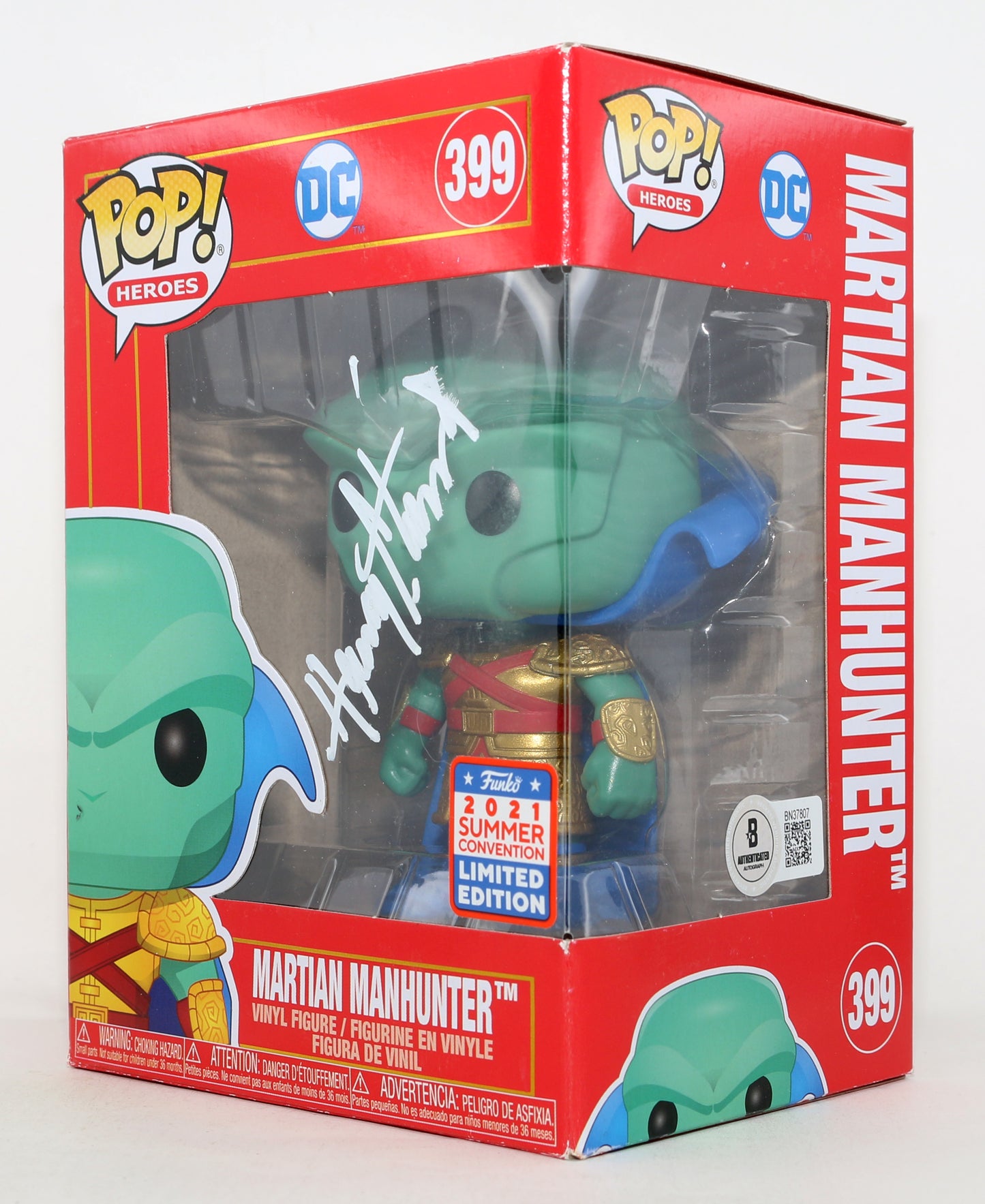 
                  
                    Harry Lennix as Martian Manhunter in Zack Snyder's Justice League 2021 Summer Convention LE (Beckett) Signed Funko POP! #399
                  
                