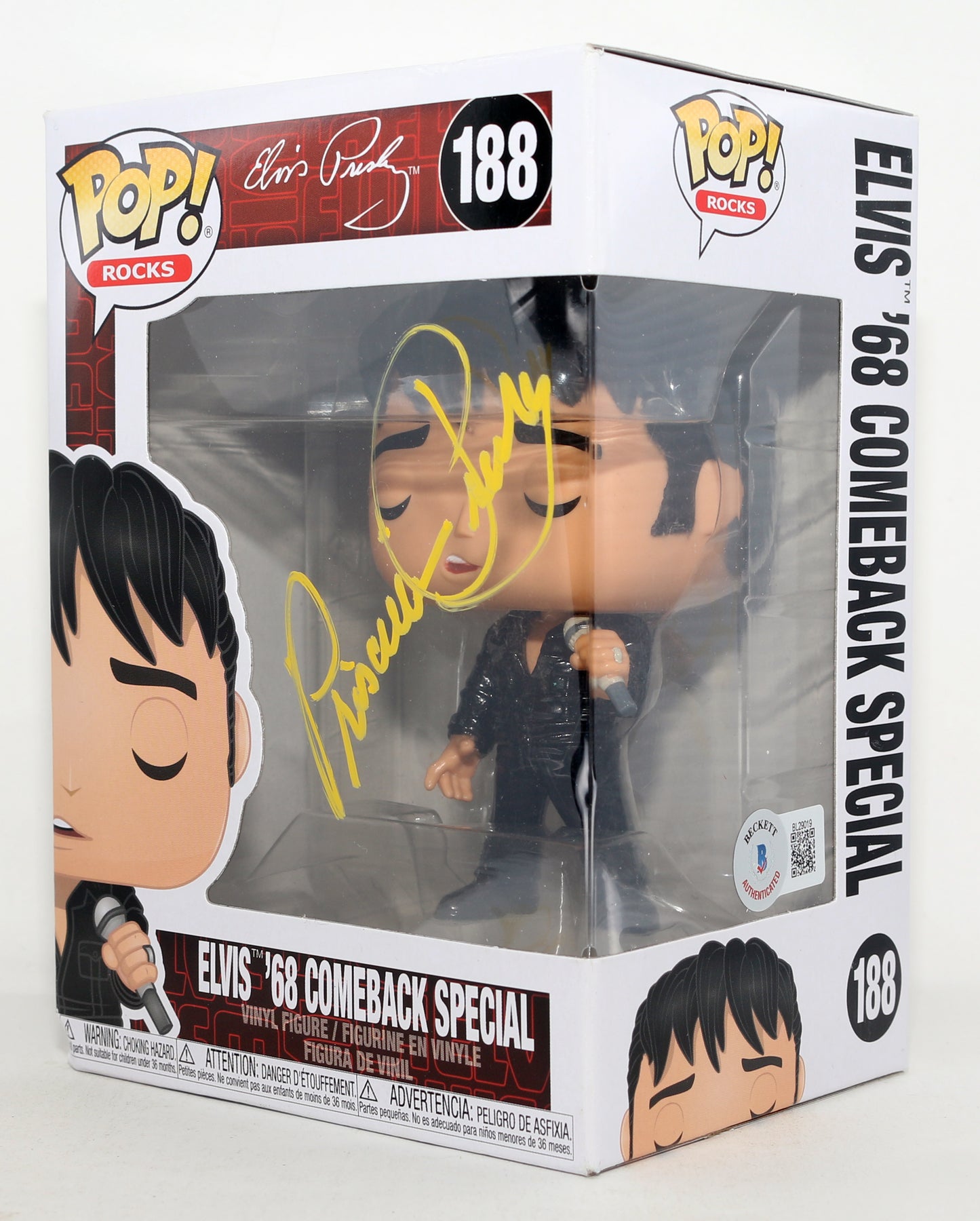 
                  
                    Priscilla Presley Wife of Elvis Presley (Beckett) Signed Funko POP! #188
                  
                