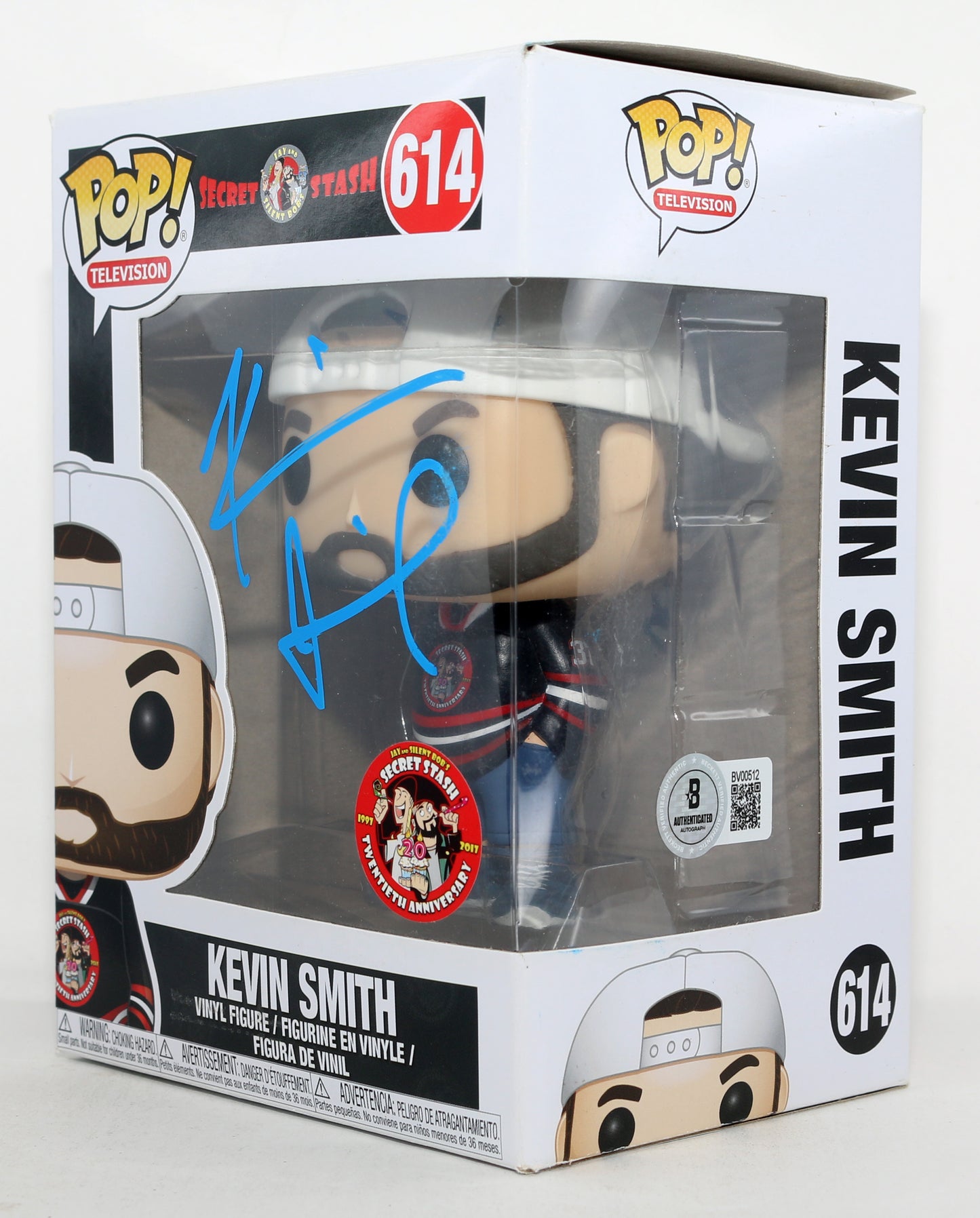 
                  
                    Kevin Smith Director of Jay & Silent Bob Secret Stash Twentieth Anniversity (Beckett) Signed Funko POP! #614
                  
                