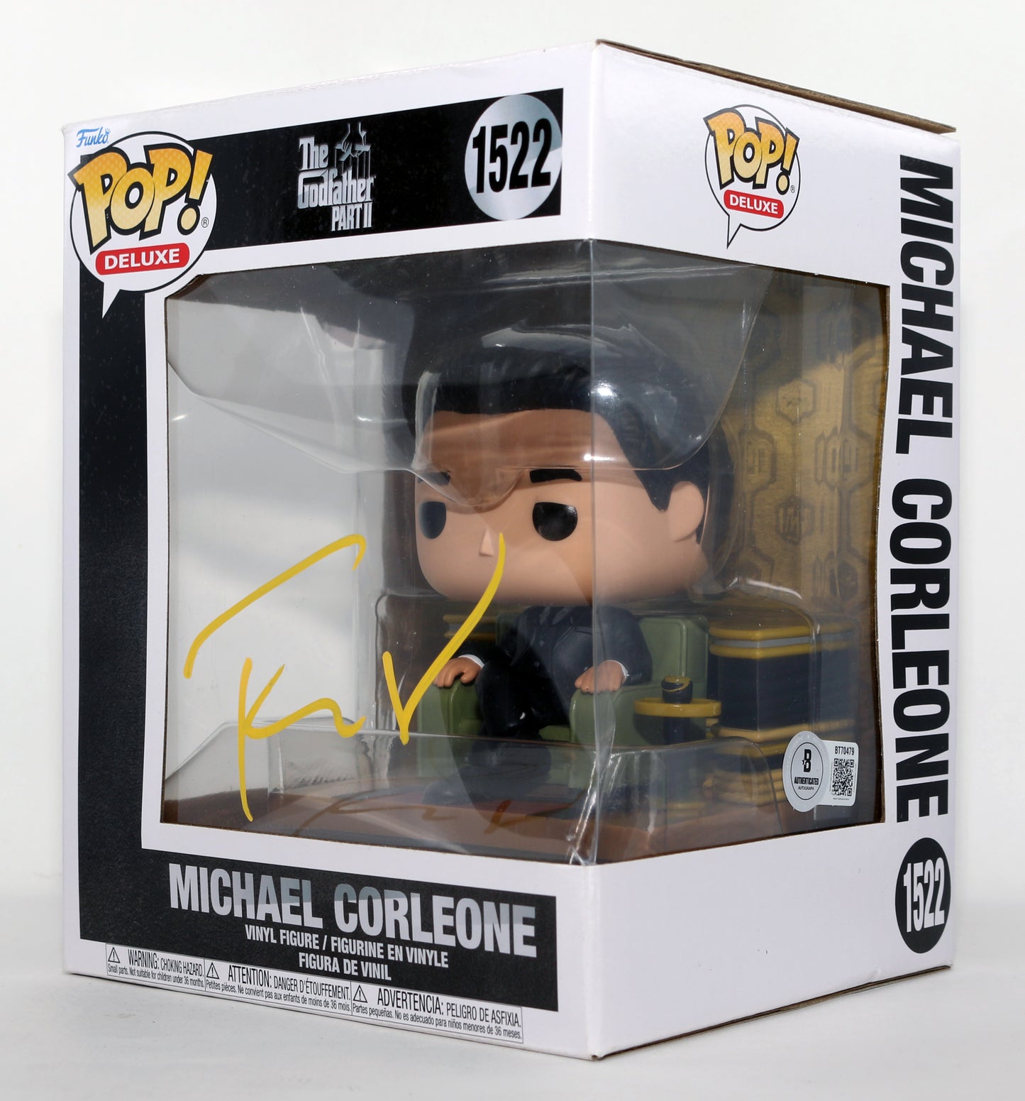 
                  
                    Francis Ford Coppola Director of The Godfather Part II (Beckett) Signed Funko POP! #1522
                  
                