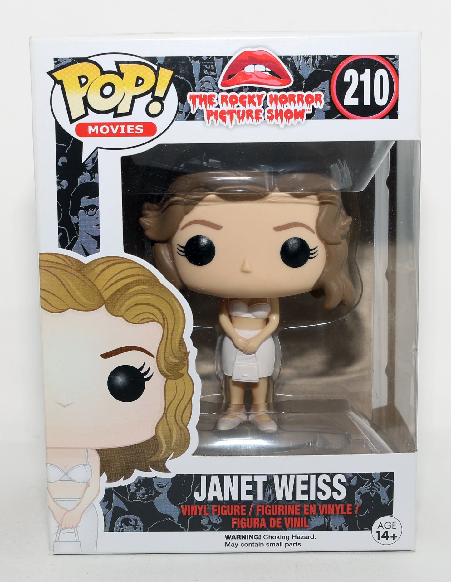 
                  
                    Susan Sarandon as Janet Weiss in The Rocky Horror Picture Show Signed Funko POP! #210 with Character Name
                  
                