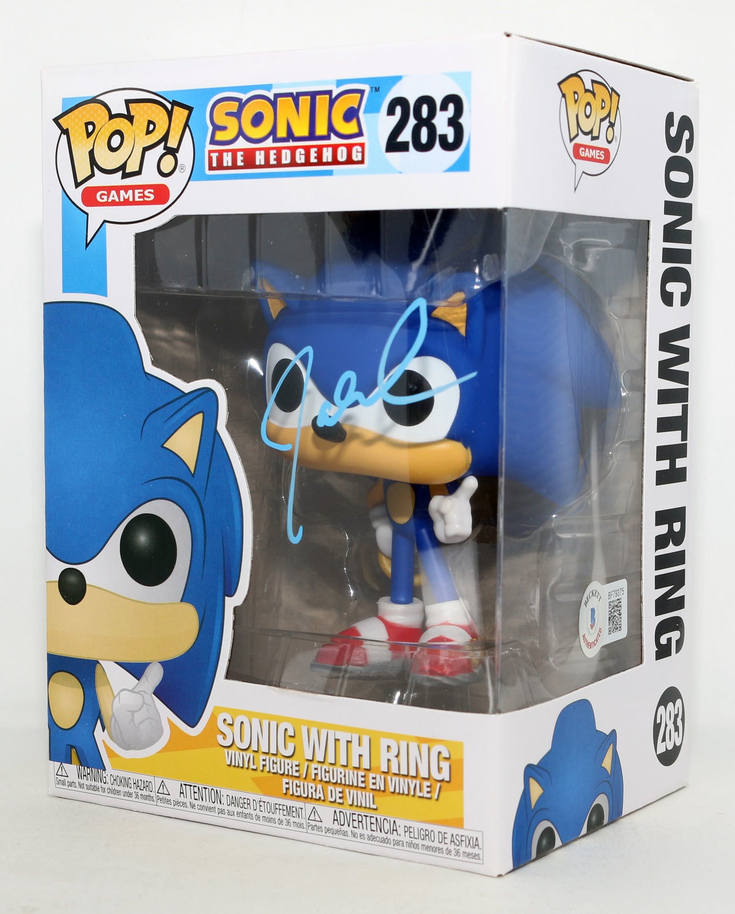 
                  
                    Jaleel White as Sonic in Sonic the Hedgehog (Beckett) Signed Funko POP! #283
                  
                