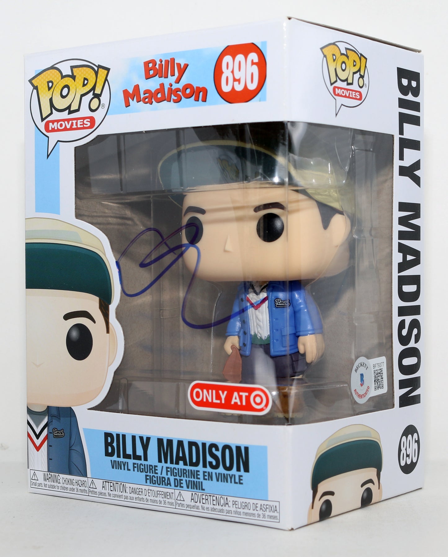 
                  
                    Adam Sandler as Billy Madison in Billy Madison Target Exclusive (Beckett) Signed Funko POP! #896
                  
                