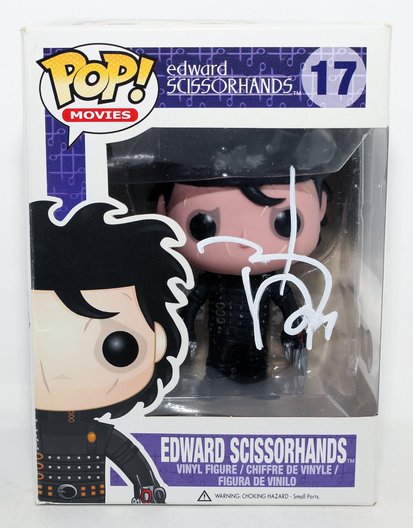 
                  
                    Johnny Depp as Edward Scissorhands in Tim Burton's Edward Scissorhands (Beckett) Signed Funko POP! #17
                  
                