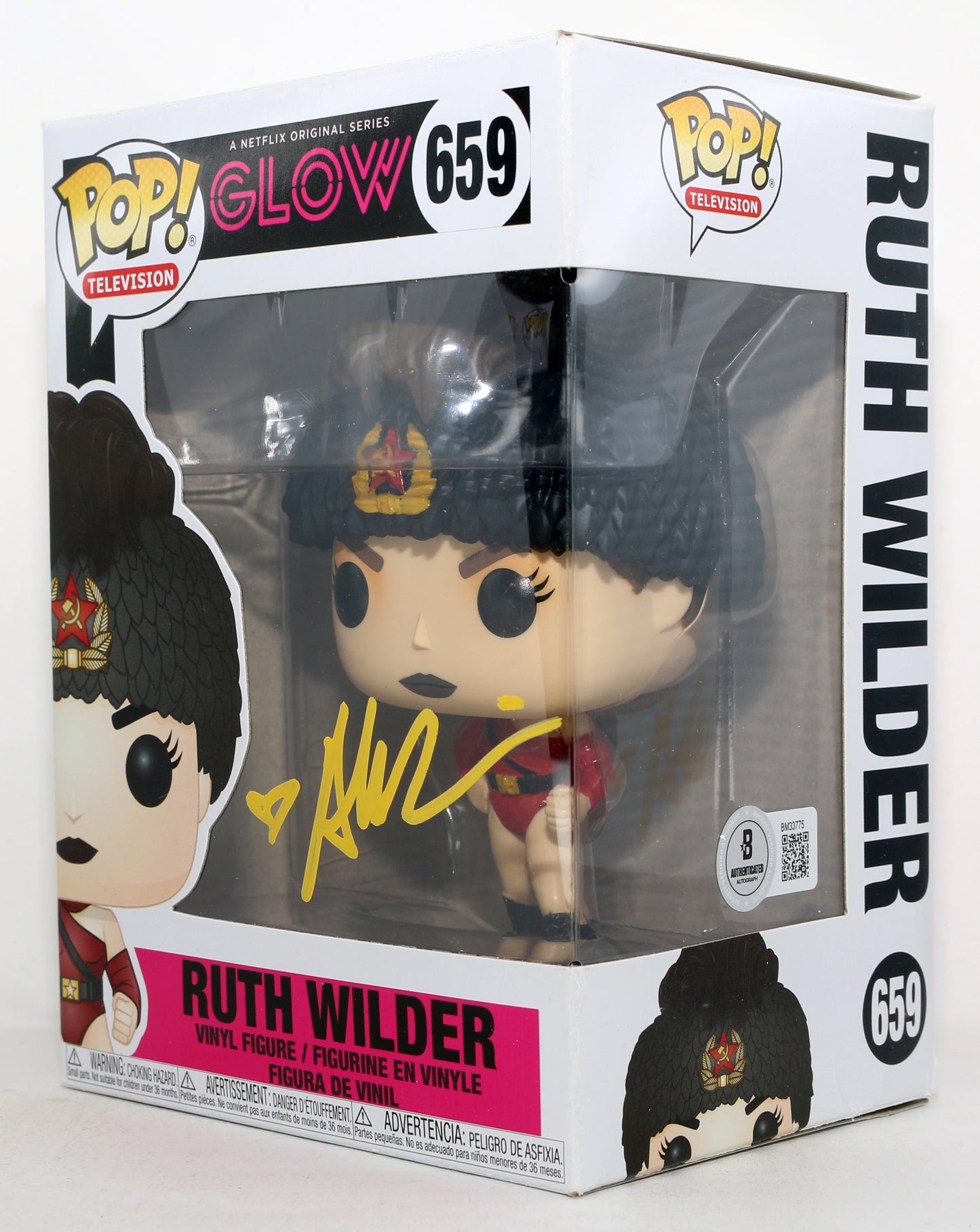 
                  
                    Alison Brie as Ruth Wilder in Glow (Beckett) Signed Funko POP! #659
                  
                