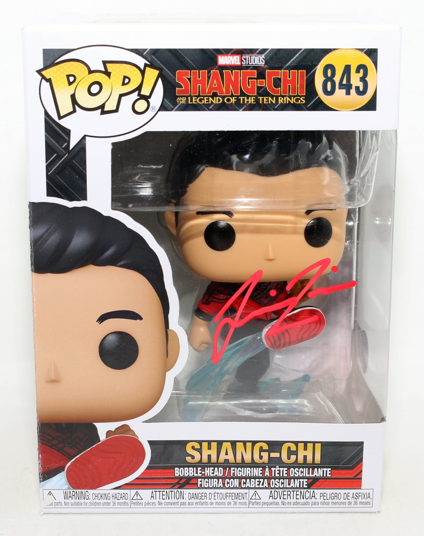 
                  
                    Simu Liu as Shang-Chi in Shang-Chi & the Legend of the Ten Rings (Beckett) Signed Funko POP! #843
                  
                
