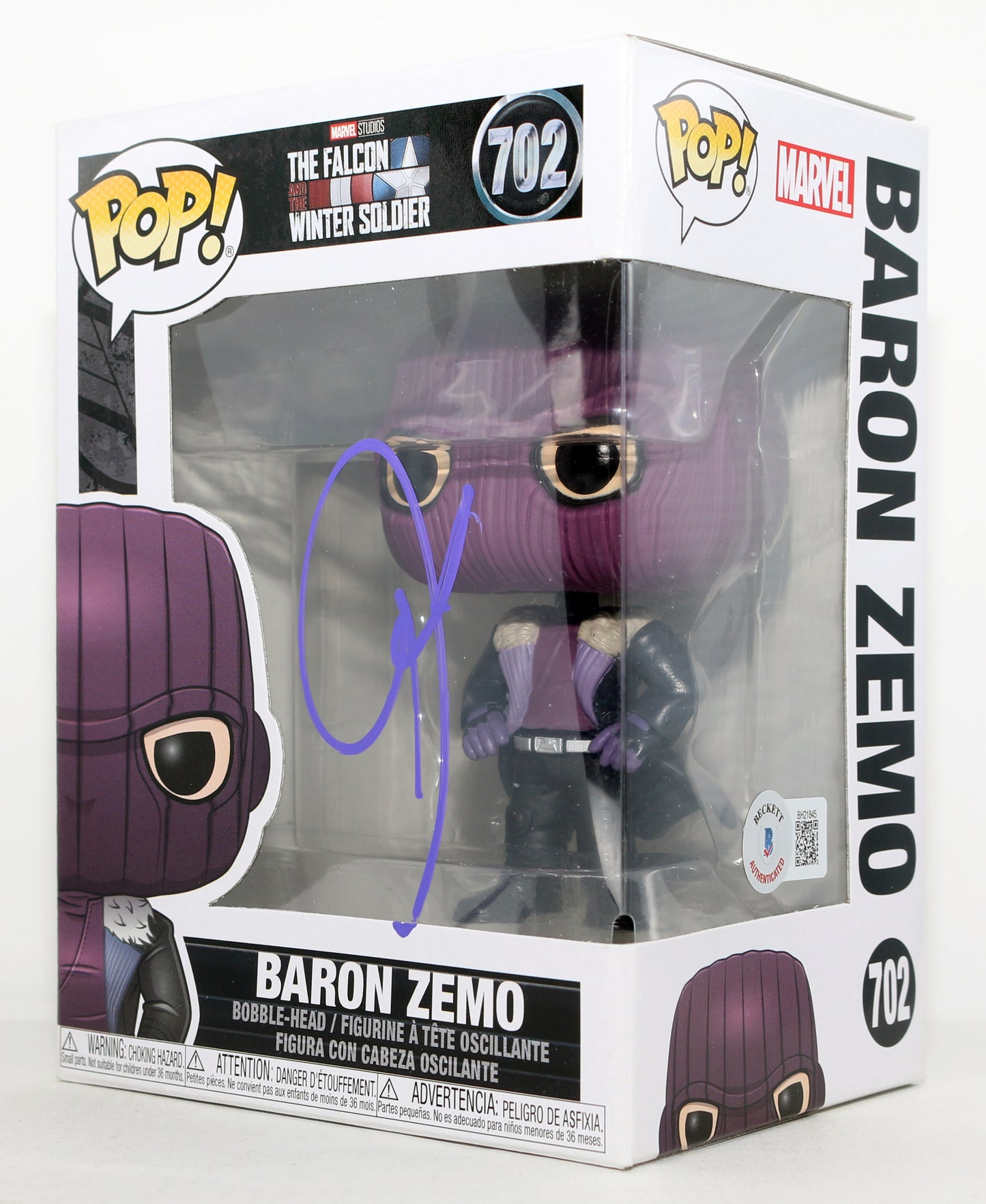 
                  
                    Daniel Brühl as Baron Zemo in Falcon & the Winter Soldier (Beckett) Signed Funko POP! #702
                  
                