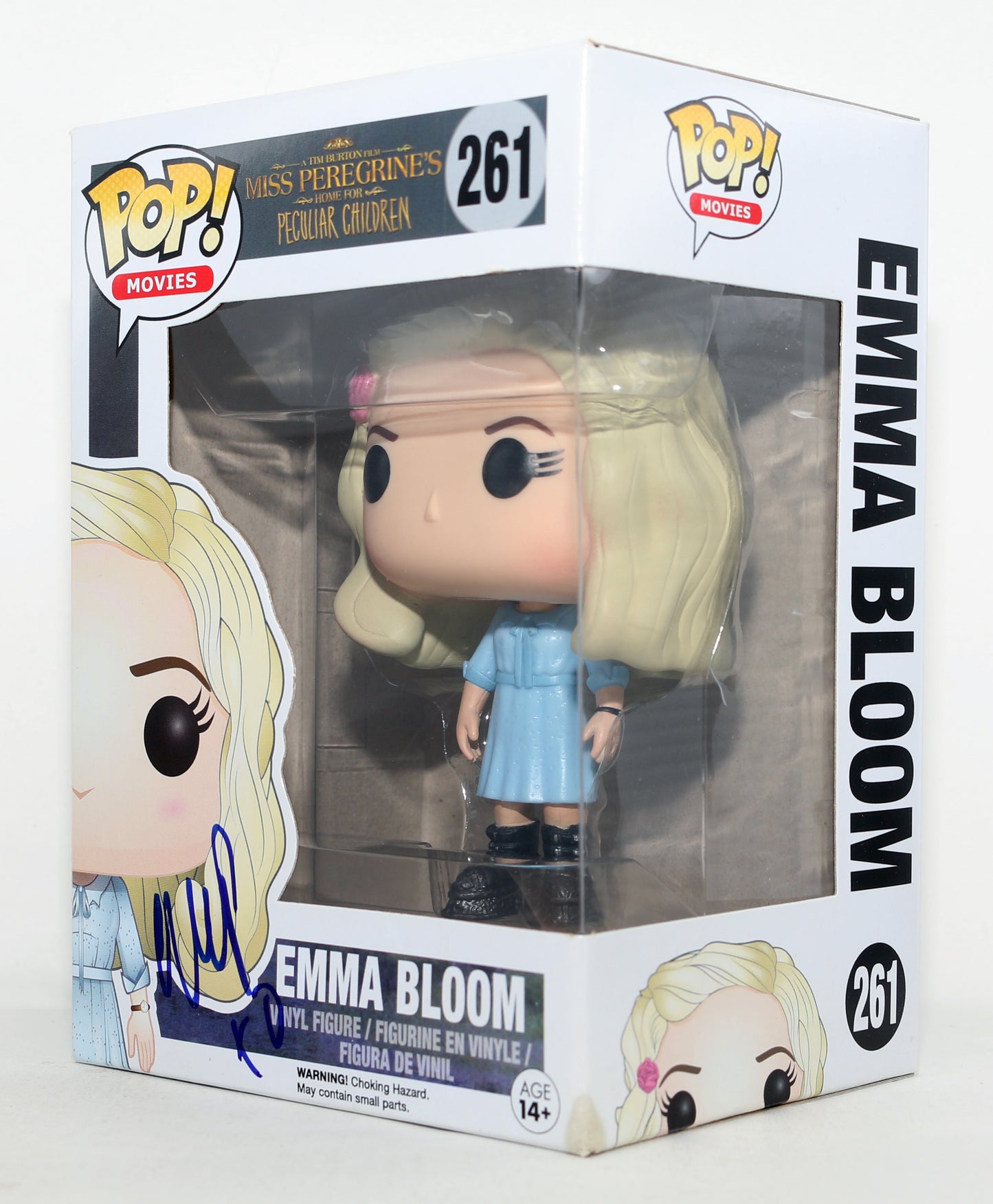 
                  
                    Ella Purnell as Emma Bloom in Miss Peregrine's Home for Peculiar Children Signed Funko POP! #261
                  
                