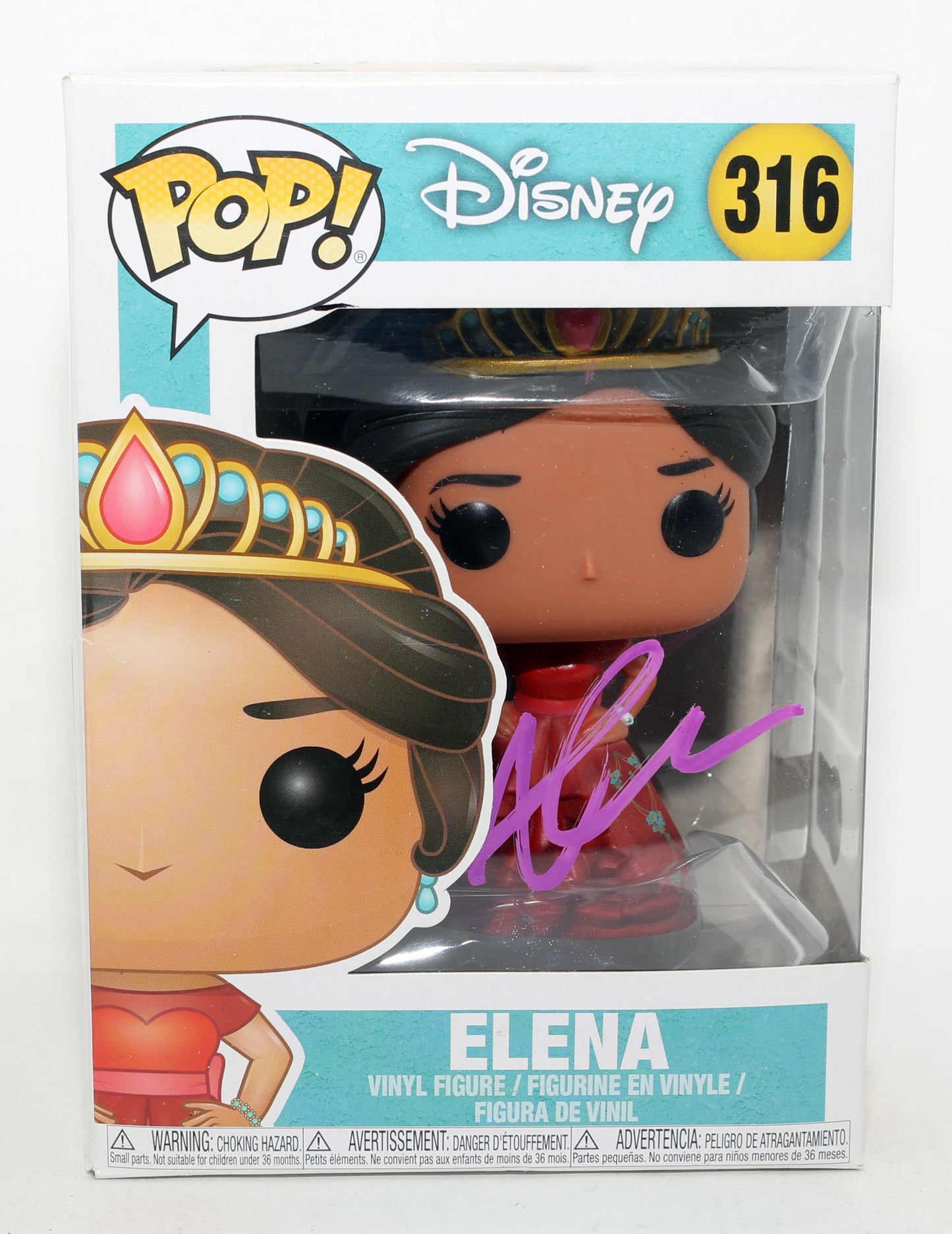 
                  
                    Aimee Carrero as Elena in Elena of Avalor (Beckett) Signed Funko POP! #316
                  
                