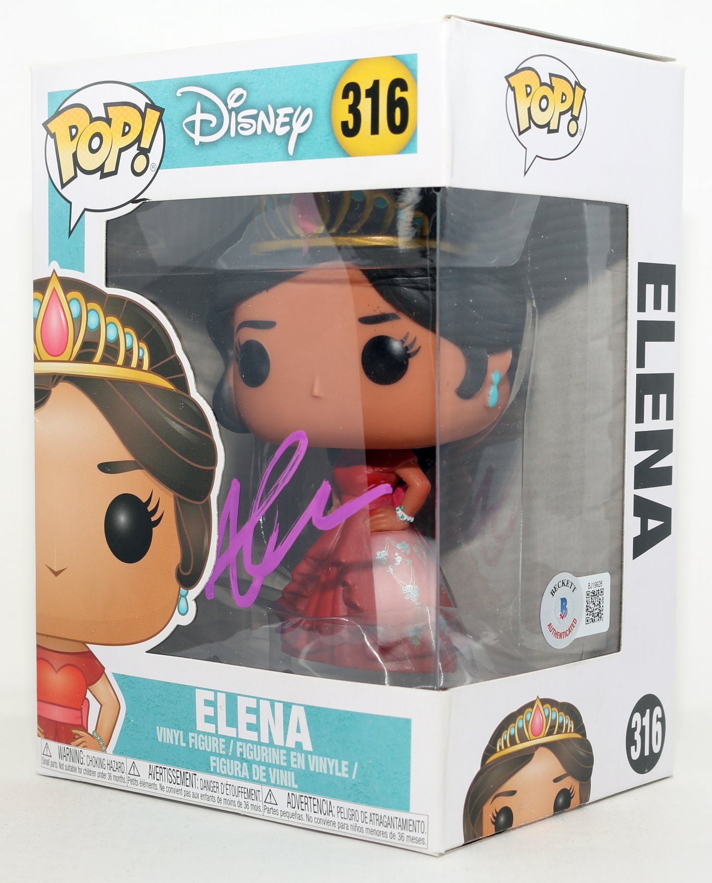 
                  
                    Aimee Carrero as Elena in Elena of Avalor (Beckett) Signed Funko POP! #316
                  
                