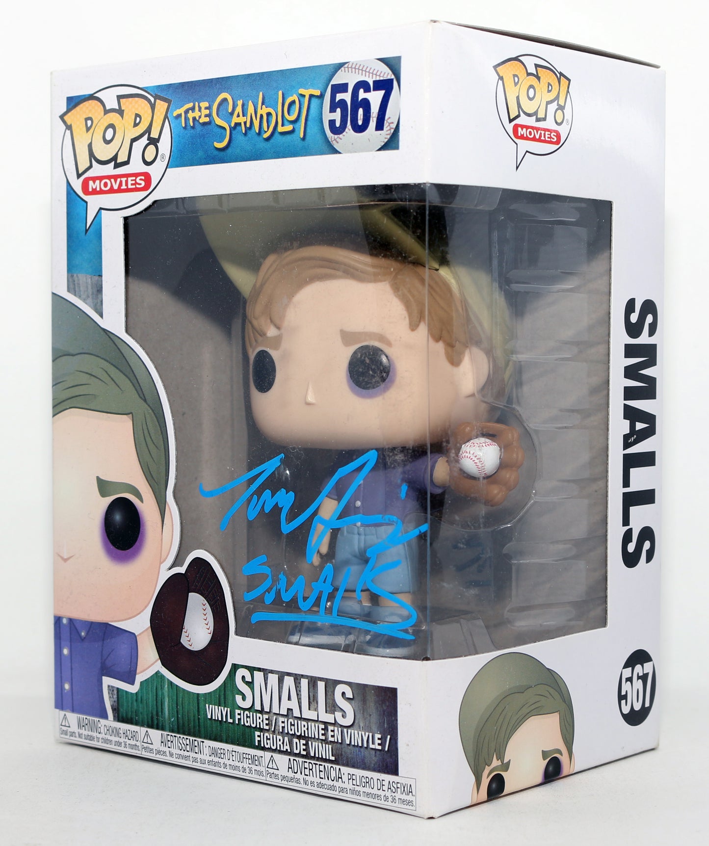 
                  
                    Tom Guiry as Smalls in the Sandlot Signed Funko POP! #567 with Character Name
                  
                