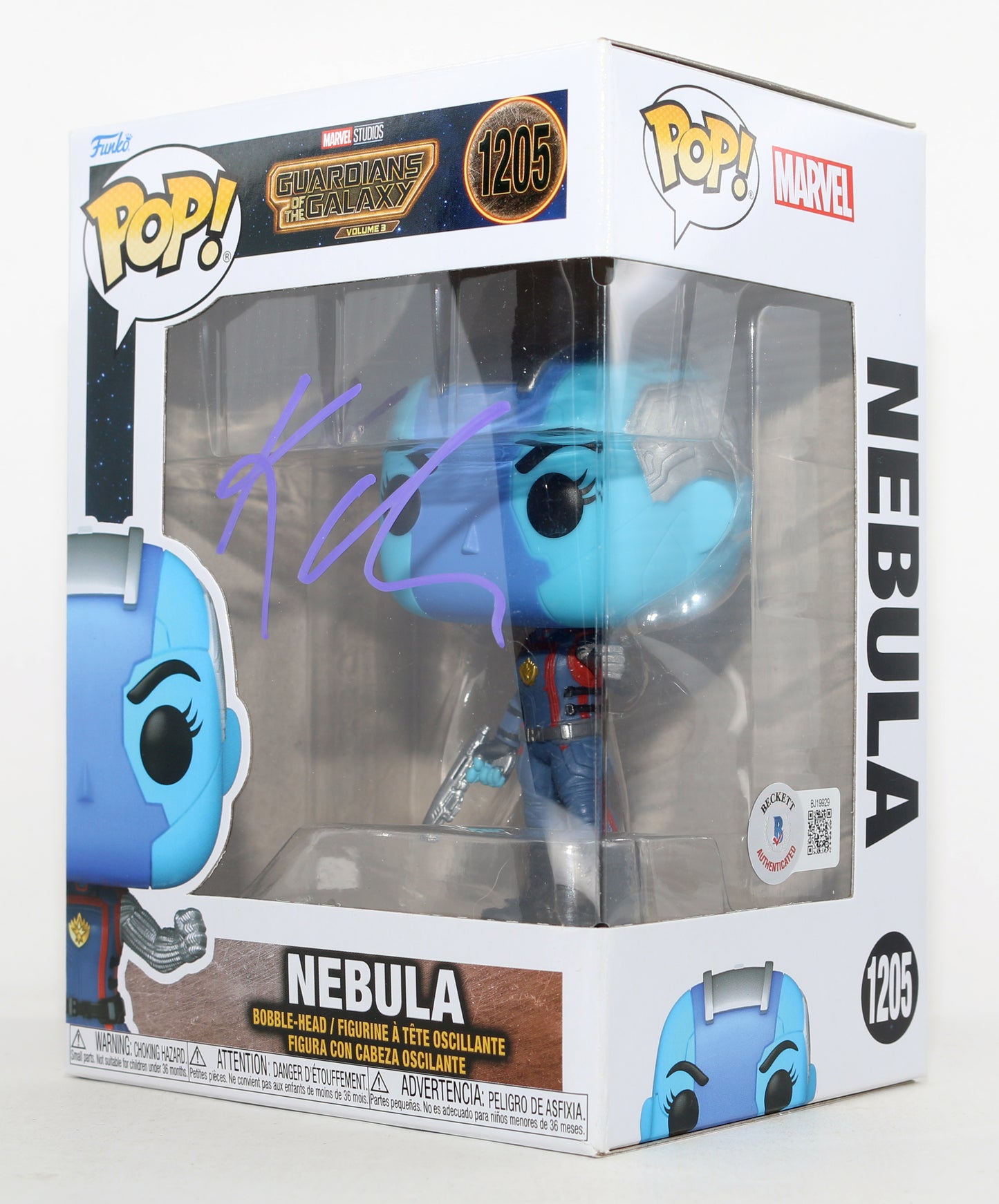 
                  
                    Karen Gillan as Nebula in Guardians of the Galaxy Vol. 3 (Beckett) Signed Funko POP! #1205
                  
                