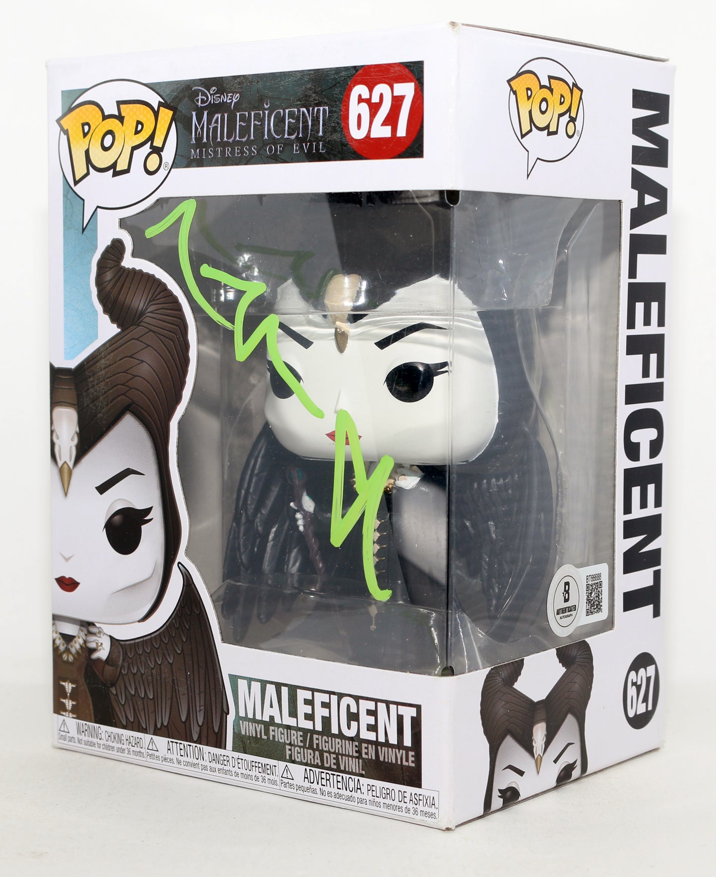 
                  
                    Angelina Jolie as Maleficent in Disney's Maleficent (Beckett) Signed Funko POP! #627
                  
                