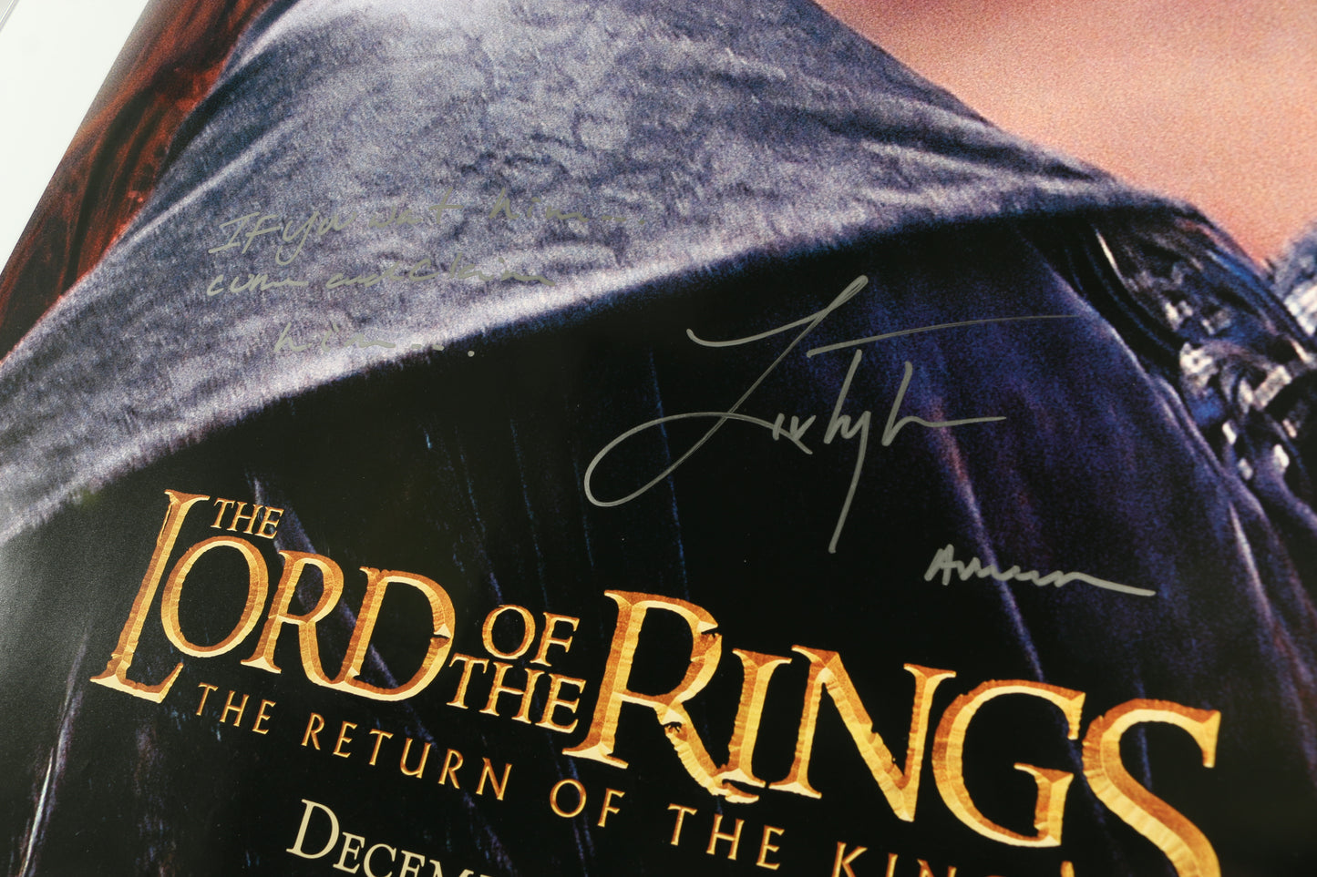 
                  
                    Liv Tyler as Arwen in The Lord of the Rings: The Return of the King Signed 26.5x39.5 Poster with Character Name & Quote
                  
                