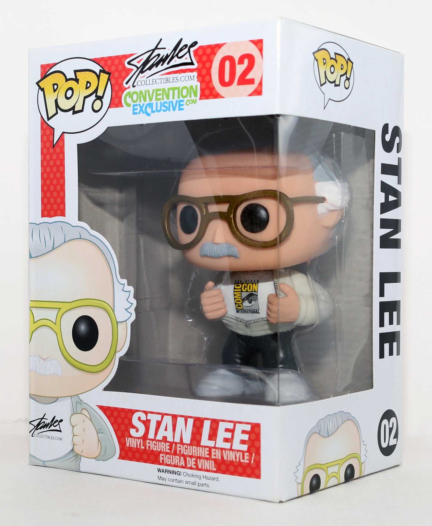 
                  
                    Stan Lee Collectibles Convention Exclusive Signed Funko POP! #02
                  
                