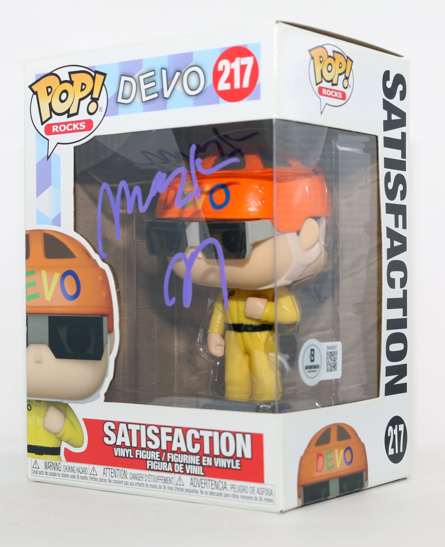 
                  
                    Mark Mothersbaugh Lead Singer of Devo (Beckett) Signed Funko POP! #217
                  
                