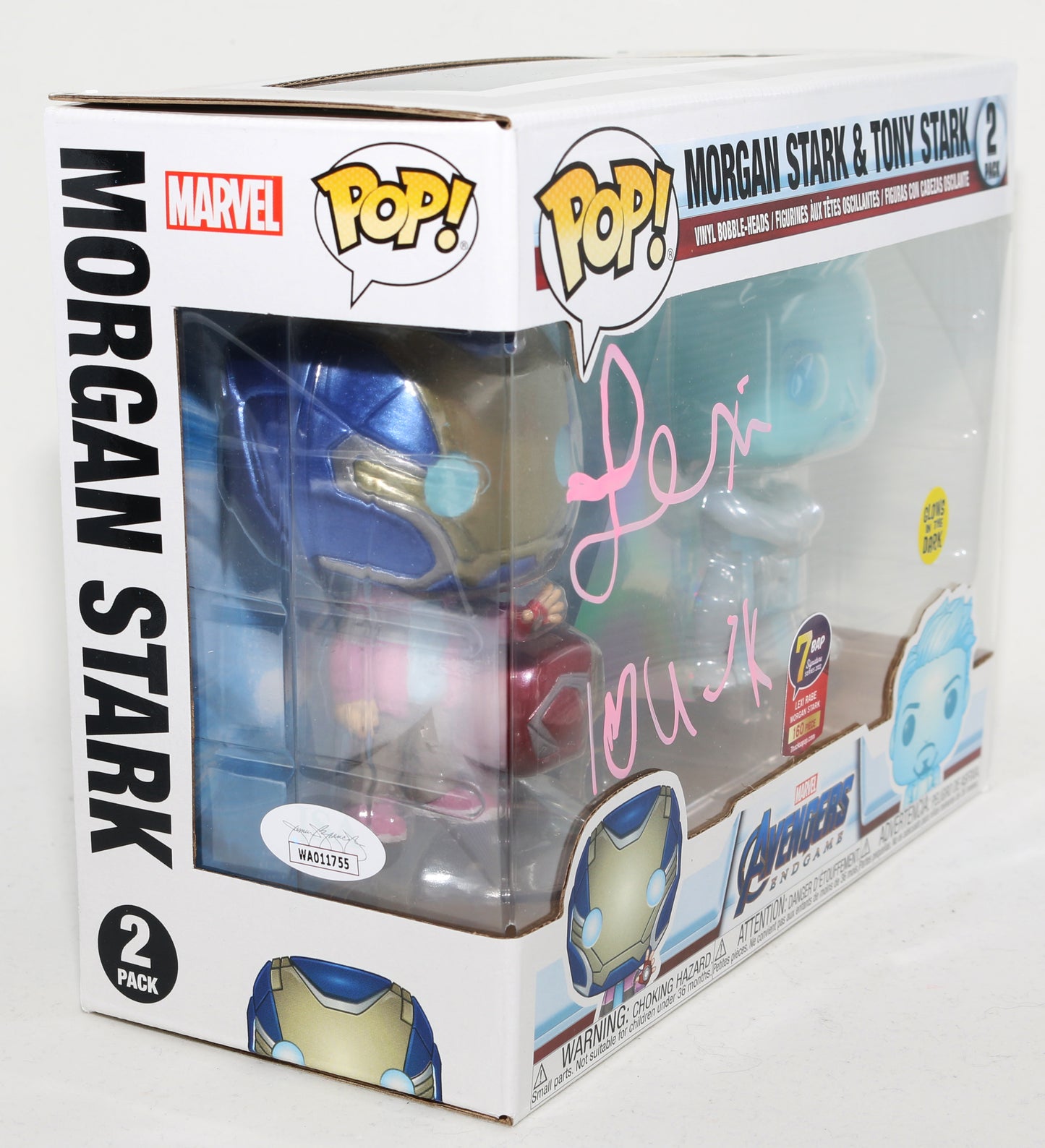 
                  
                    Lexi Rabe as Morgan Stark in Avengers: Endgame 7BAP Signature Series Exclusive (JSA) Signed Funko POP! 2 Pack with Quote
                  
                