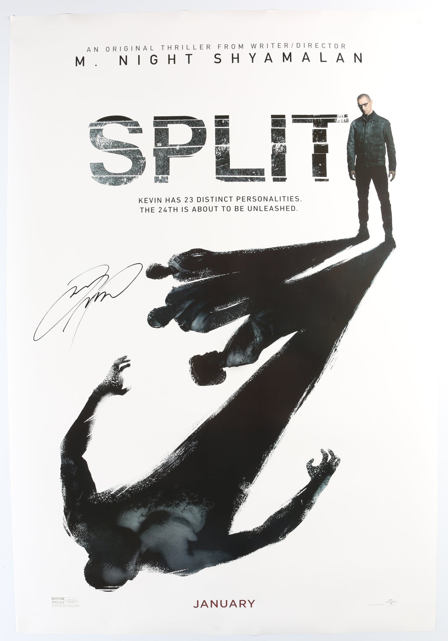 
                  
                    James McAvoy as Kevin in Split Signed 27x40 Poster
                  
                