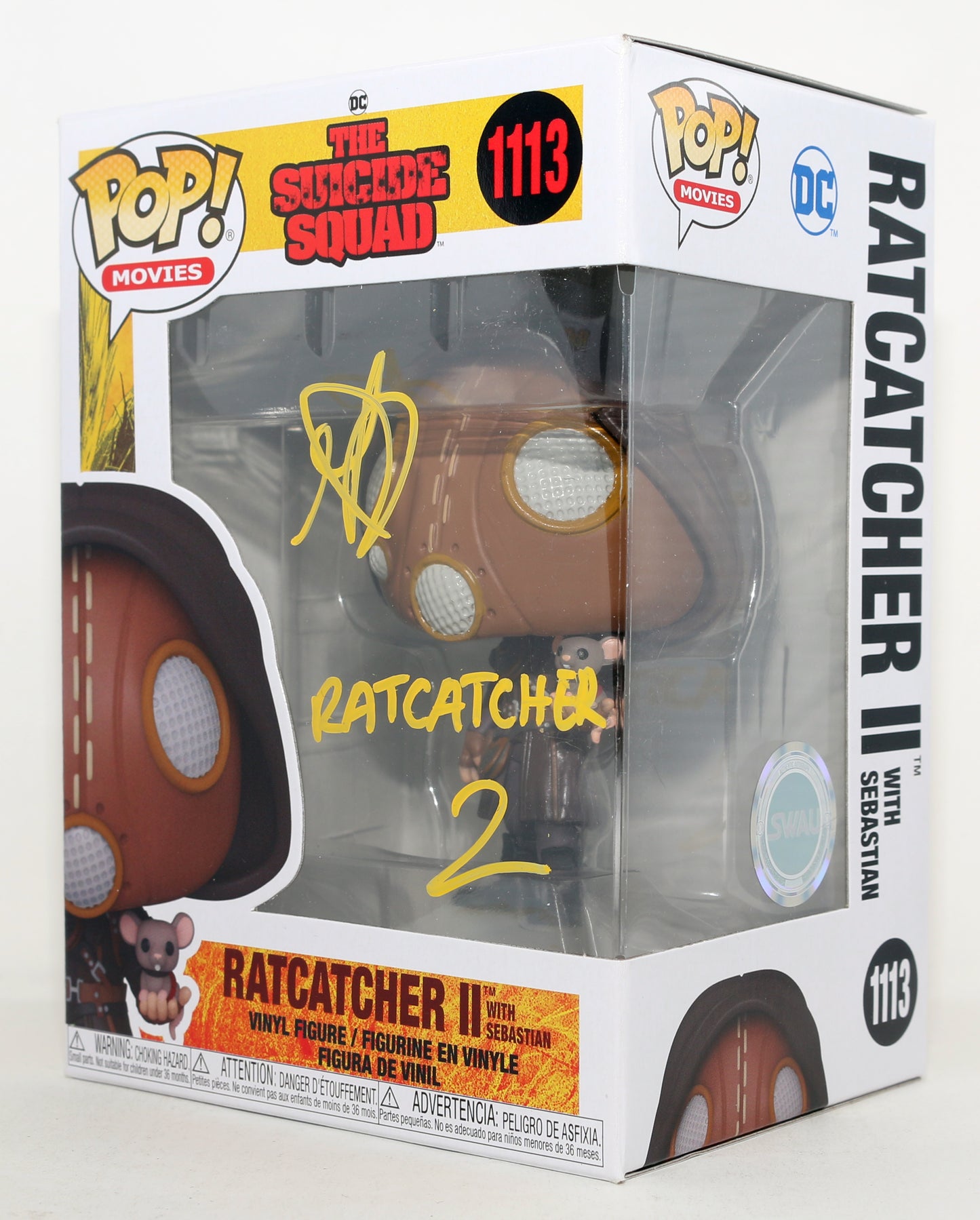
                  
                    Daniela Melchior as Ratcatcher 2 in The Suicide Squad (SWAU) Signed Funko POP! #1113 with Character Name
                  
                