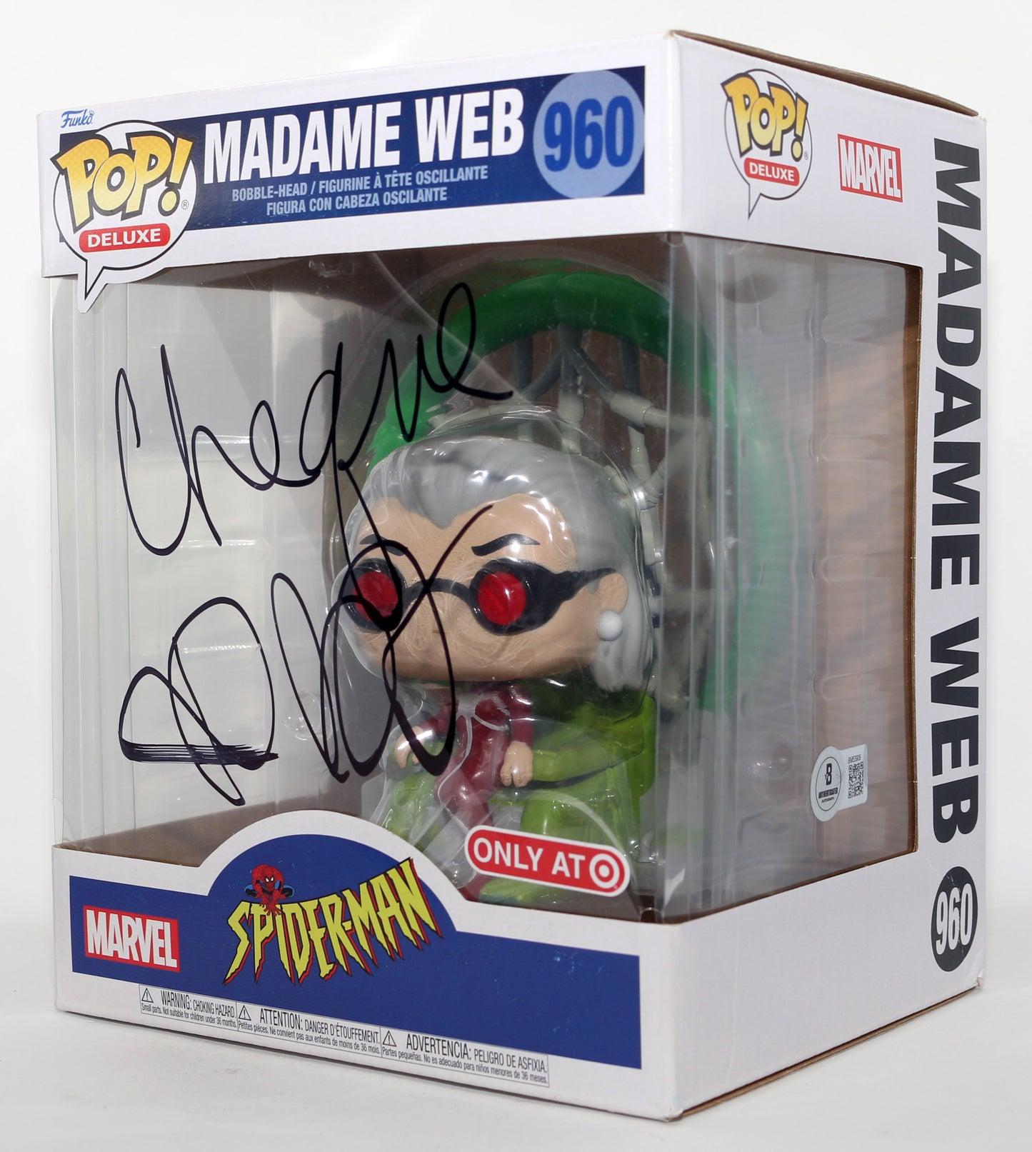 
                  
                    Dakota Johnson as Madame Web in Madame Web Target Exclusive (Beckett) Signed Oversized Funko POP! #960
                  
                