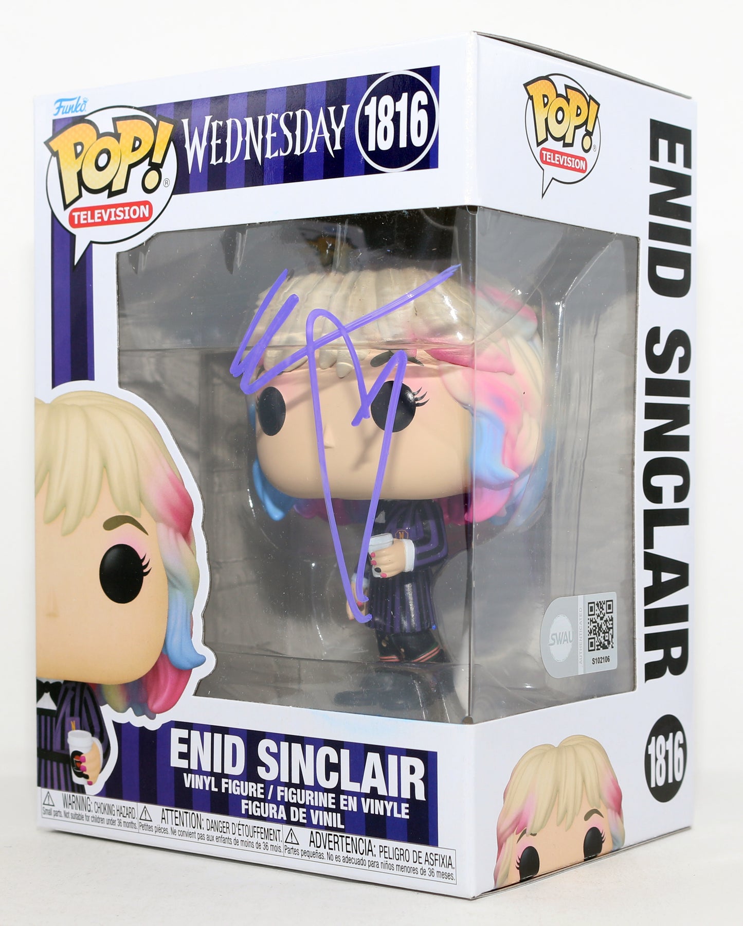 
                  
                    Emma Myers as Enid Sinclair in Wednesday (SWAU) Signed Funko POP! #1816
                  
                