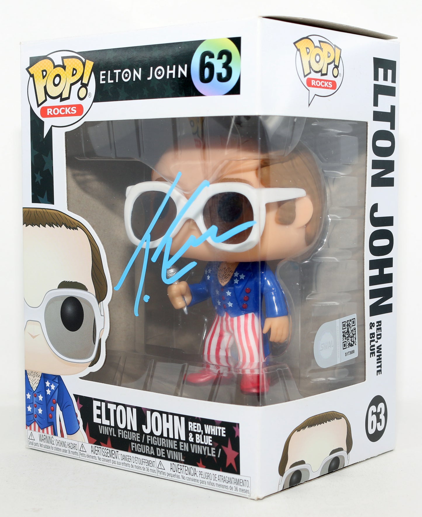
                  
                    Taron Egerton as Elton John in Rocketman (SWAU) Signed Funko POP! #63
                  
                