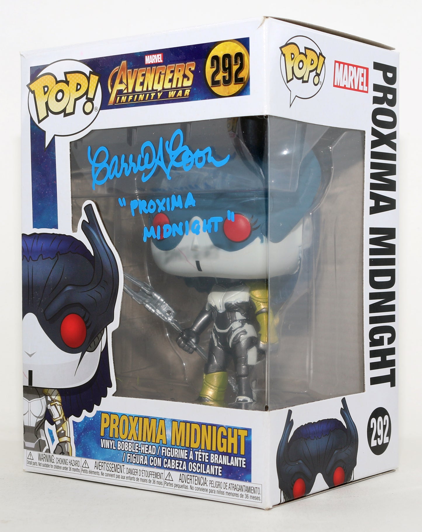 
                  
                    Carrie Coon as Proxima Midnight in Avengers: Infinity War Signed Funko POP! #292 with Character Name
                  
                