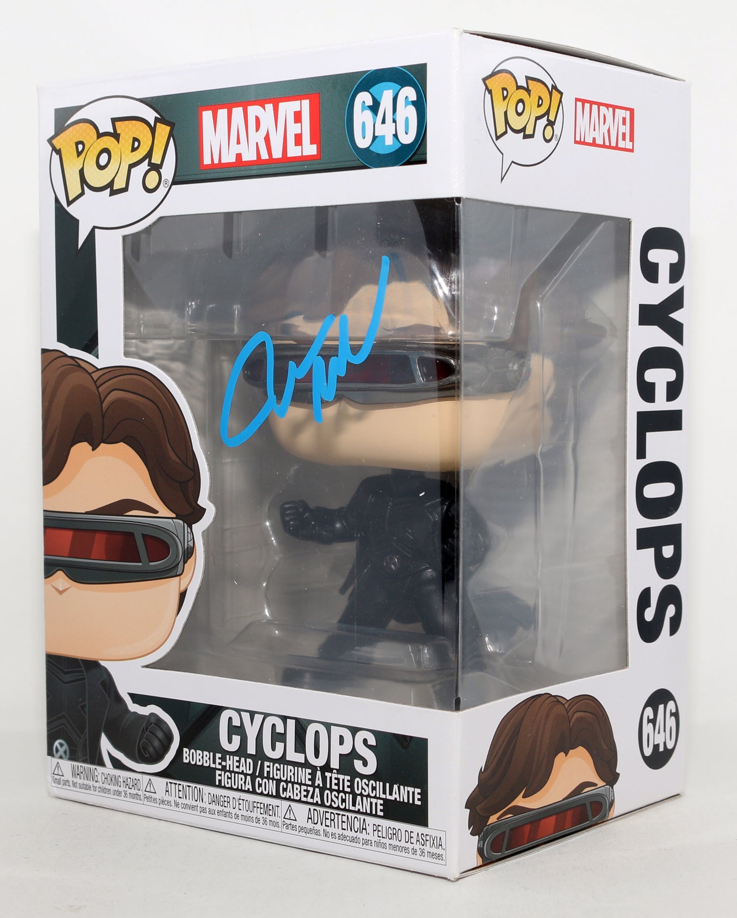 
                  
                    James Marsden as Cyclops in X-Men Signed Funko POP! #646
                  
                