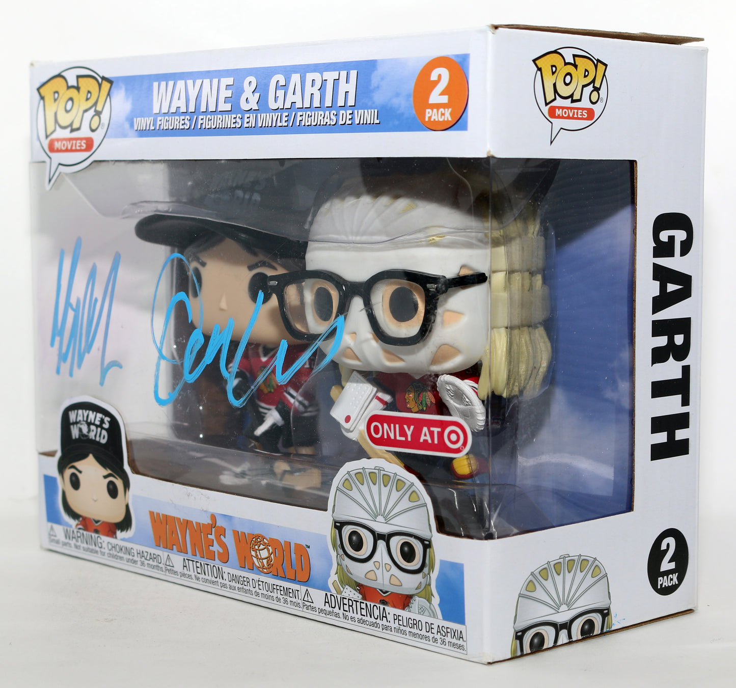 
                  
                    Mike Myers as Wayne & Dana Carvey as Garth in Wayne's World Target Exclusive Signed Funko POP! 2 Pack
                  
                