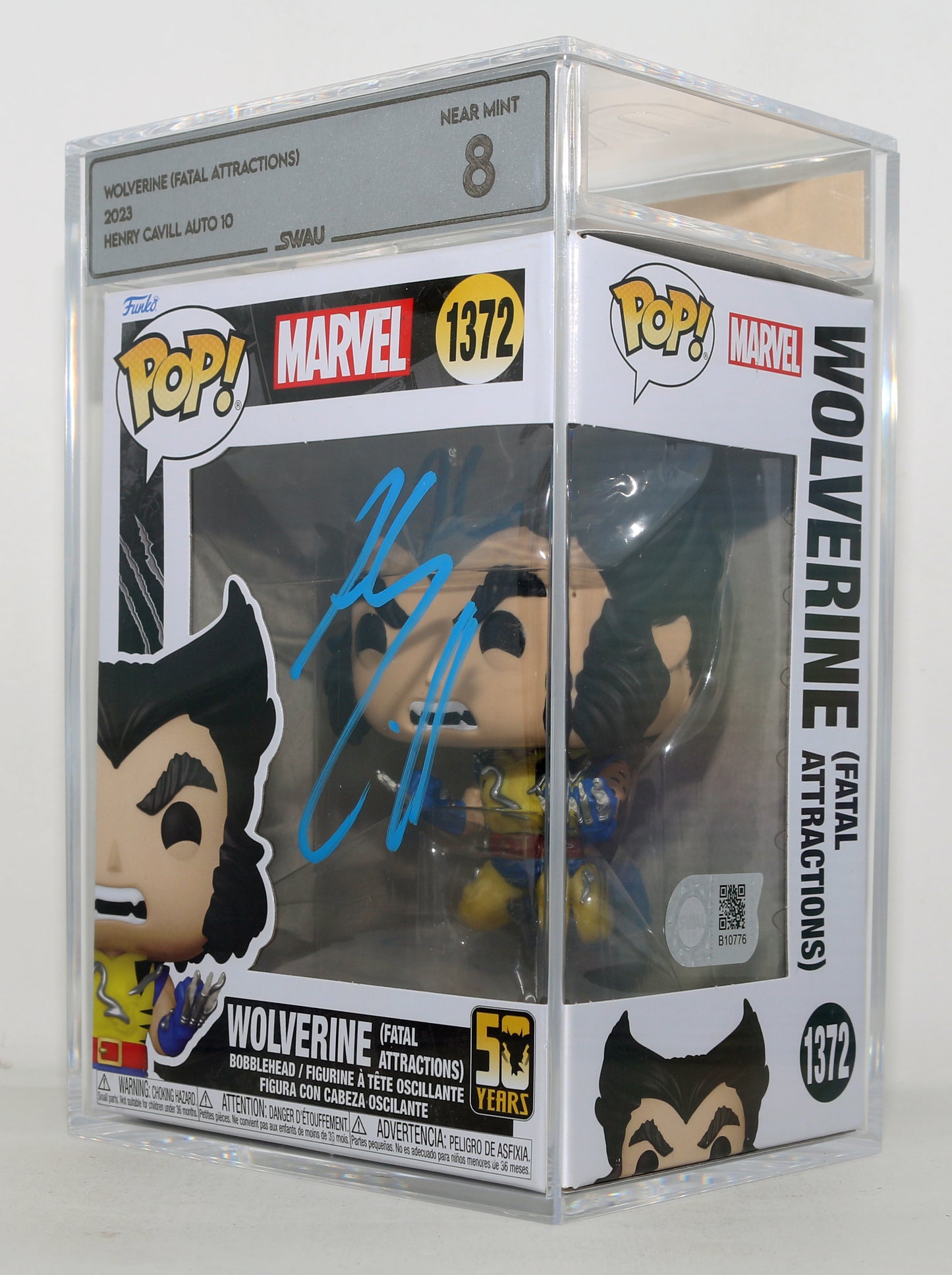 
                  
                    Henry Cavill as The Cavillrine in Deadpool & Wolverine (SWAU Encapsulated Grade 8 / Auto 10) Signed Funko POP! #1372
                  
                