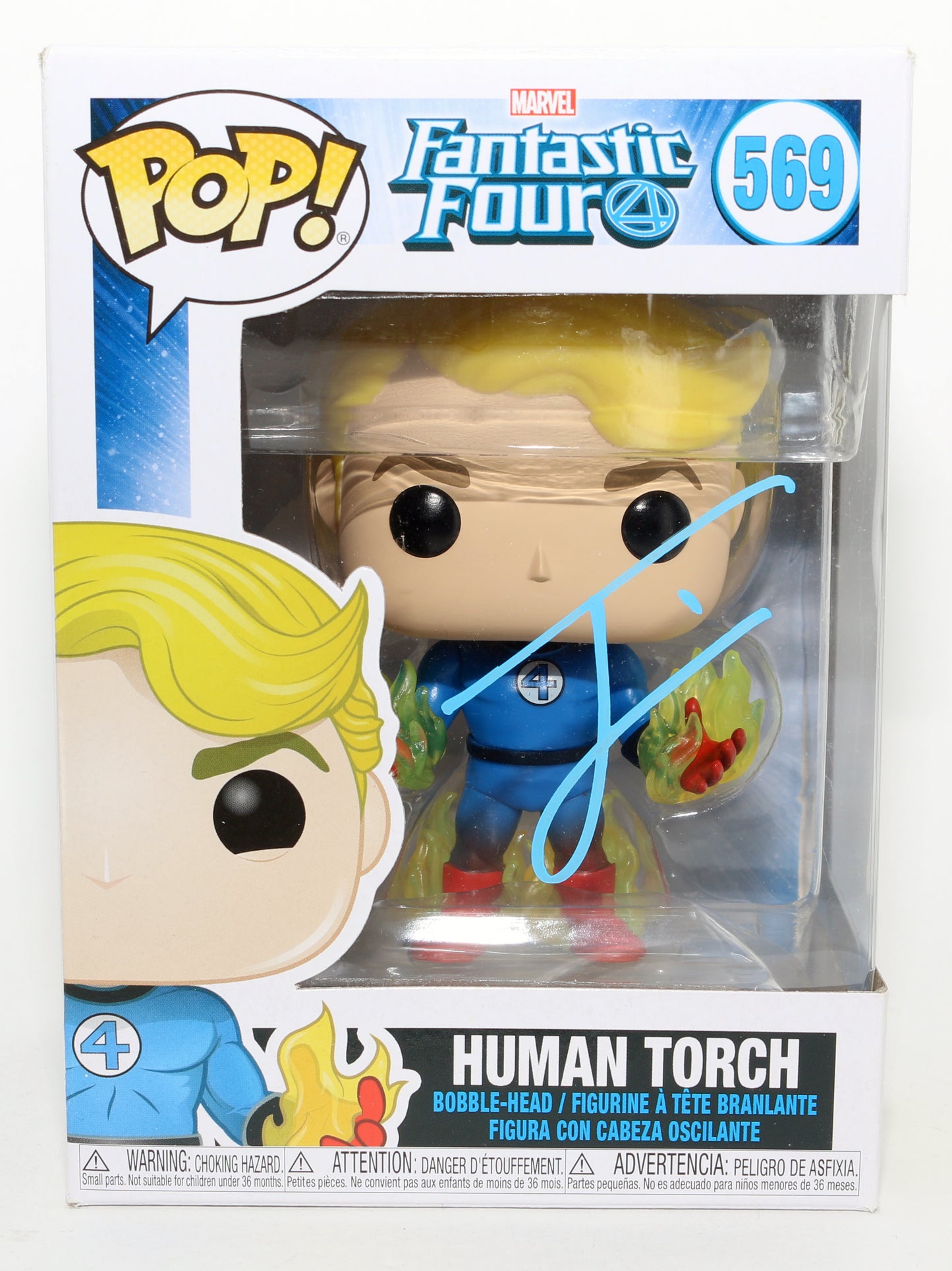 
                  
                    Joseph Quinn as Johnny Storm / Human Torch in The Fantastic Four: First Steps Signed Funko POP! #569
                  
                
