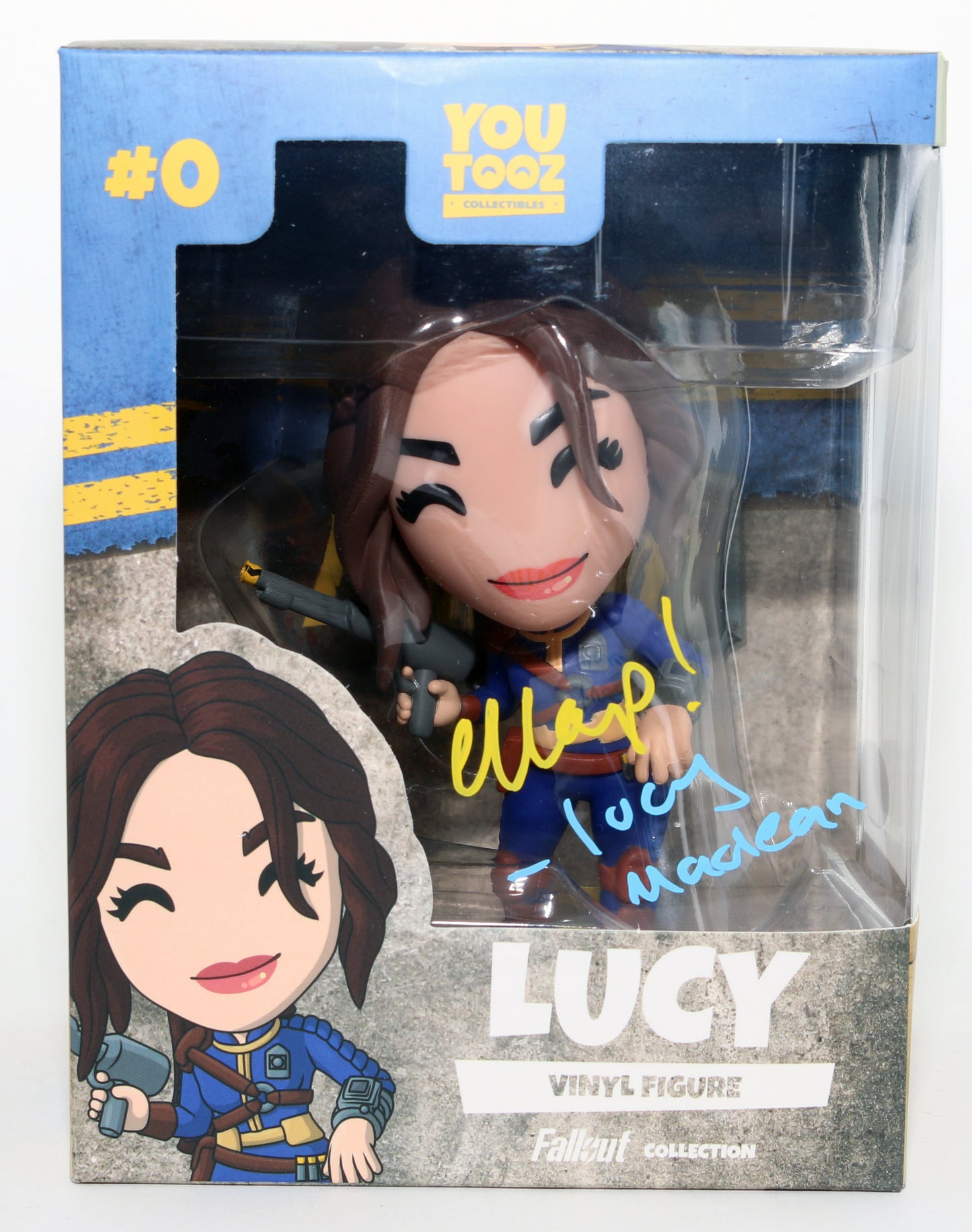 
                  
                    Ella Purnell as Lucy MacLean in Fallout (JSA) Signed YouTooz Figure with Character Name
                  
                