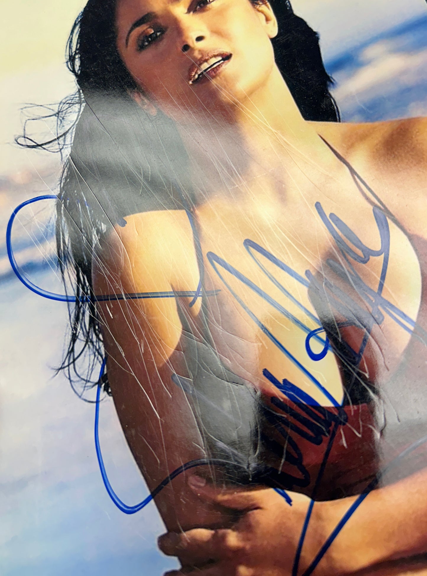
                  
                    Salma Hayek from Frida, From Dusk till Dawn, & The Eternals Sexy Signed 8x10 Photo
                  
                