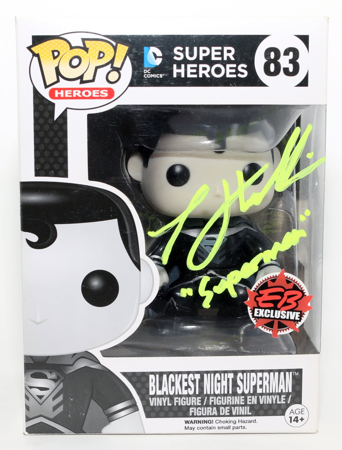 
                  
                    Tyler Hoechlin as Superman in Superman & Lois EB Exclusive (Official Pix) Signed Funko POP! #83 with Character Name
                  
                