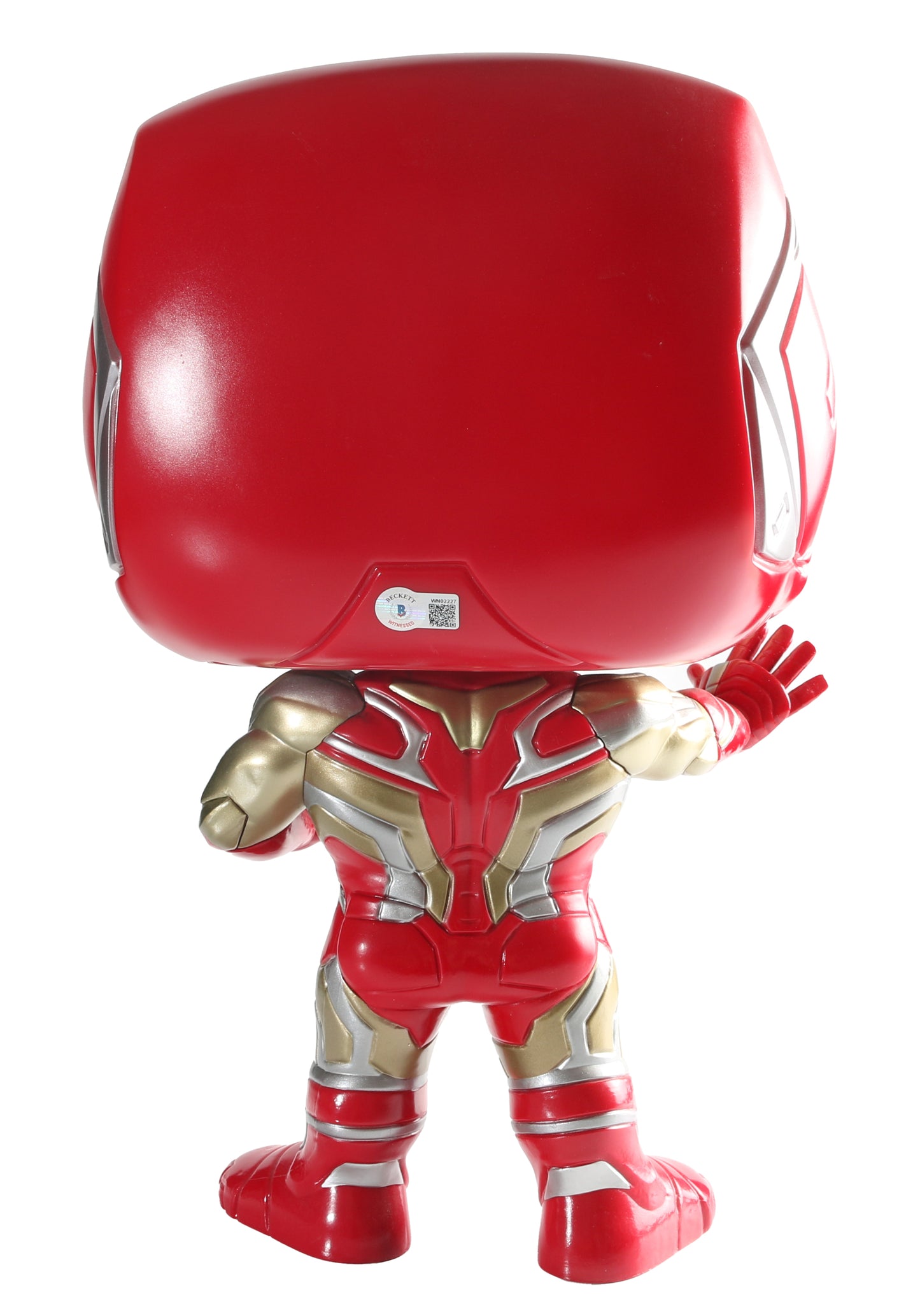 
                  
                    Robert Downey Jr. as Iron Man in Avengers: Endgame (Beckett Witnessed) Signed 18" Mega Sized Funko POP! #02 with Quote
                  
                