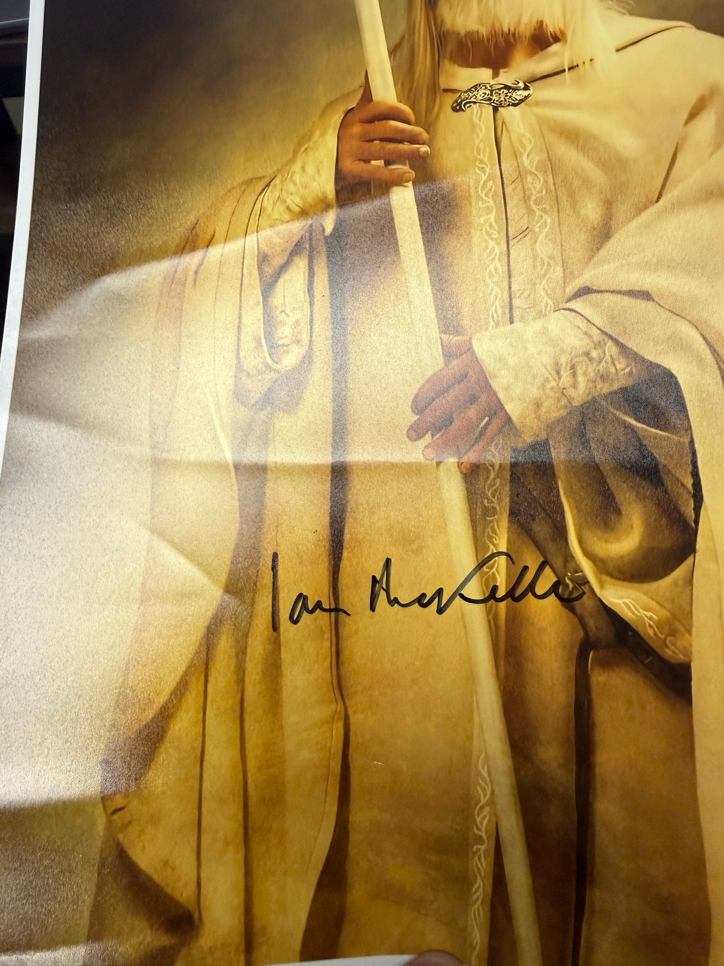 
                  
                    Ian McKellen as Gandalf the White in The Lord of the Rings: The Two Towers Signed 11x14 Photo
                  
                