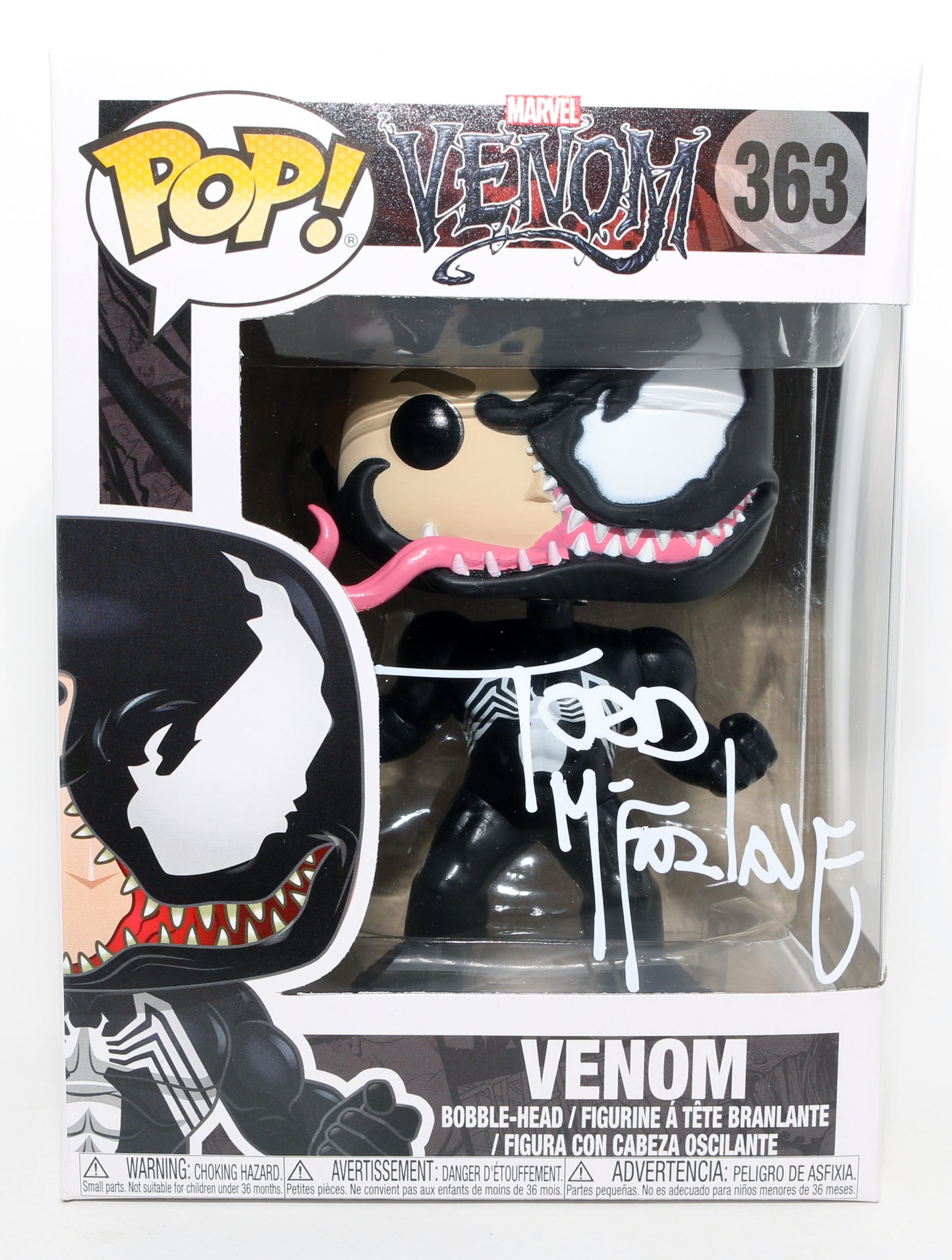 
                  
                    Todd McFarlane Creator of Venom Signed Funko POP! #363
                  
                