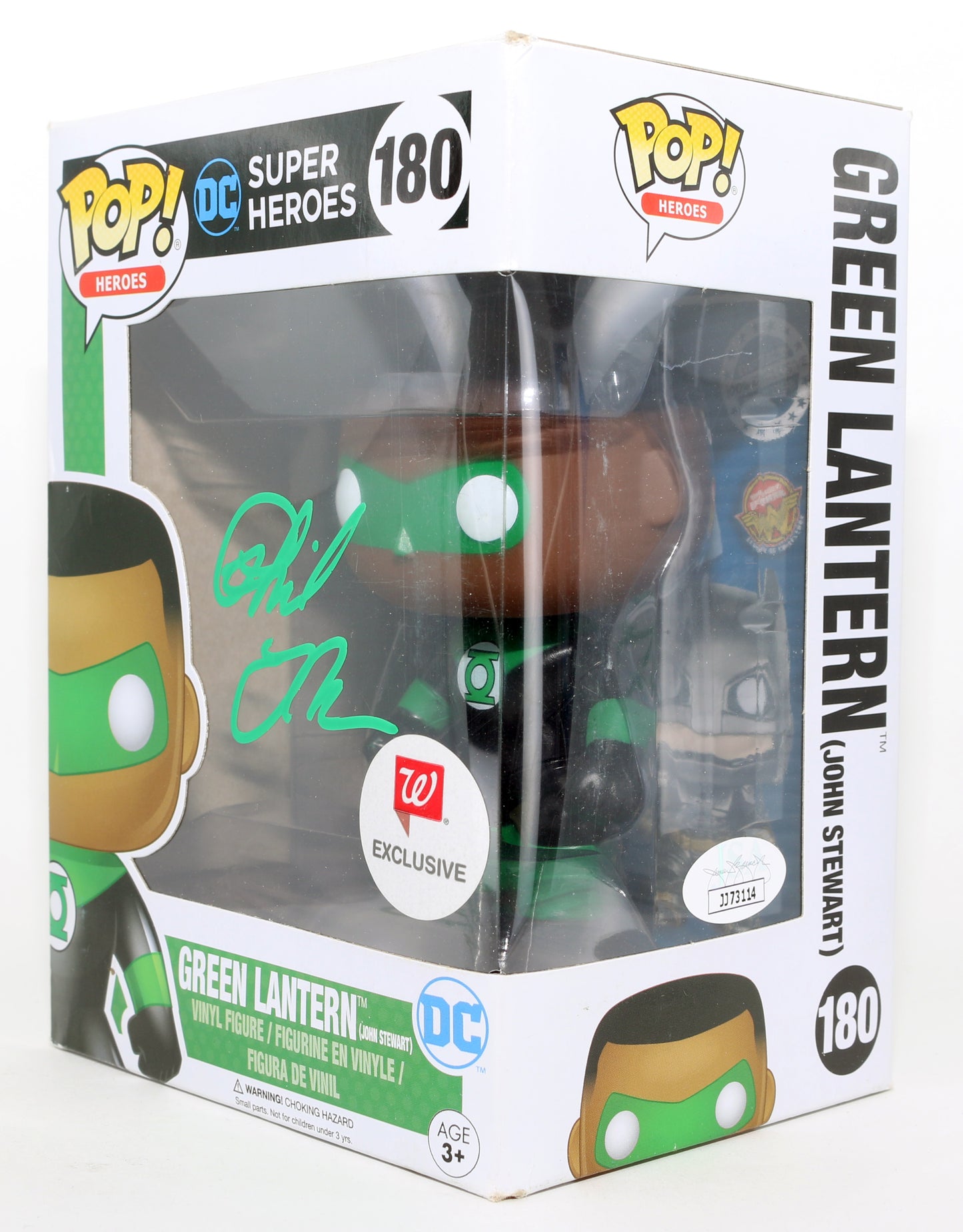 
                  
                    Phil LaMarr as John Stewart / Green Lantern in Justice League Walgreens Exclusive (JSA) Signed Funko POP! #180
                  
                