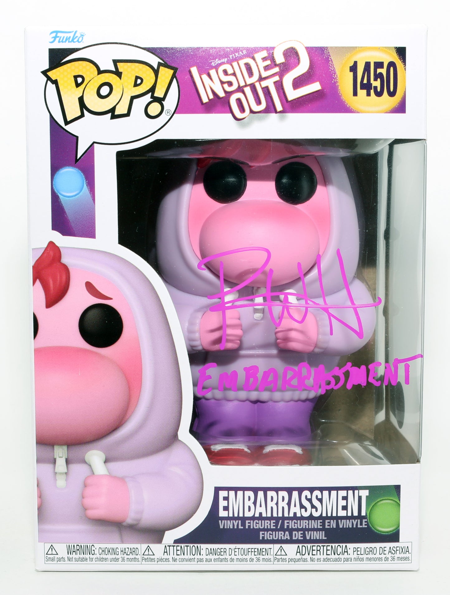 
                  
                    Paul Walter Hauser as Embarrassment in Inside Out 2 (Beckett) Signed Funko POP! #1450 with Character Name
                  
                