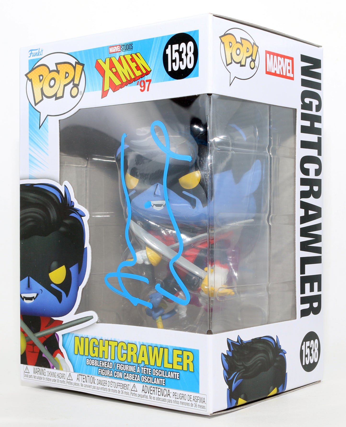 
                  
                    Alan Cumming as Nightcrawler in X-Men '97 Signed Funko POP! #1538
                  
                