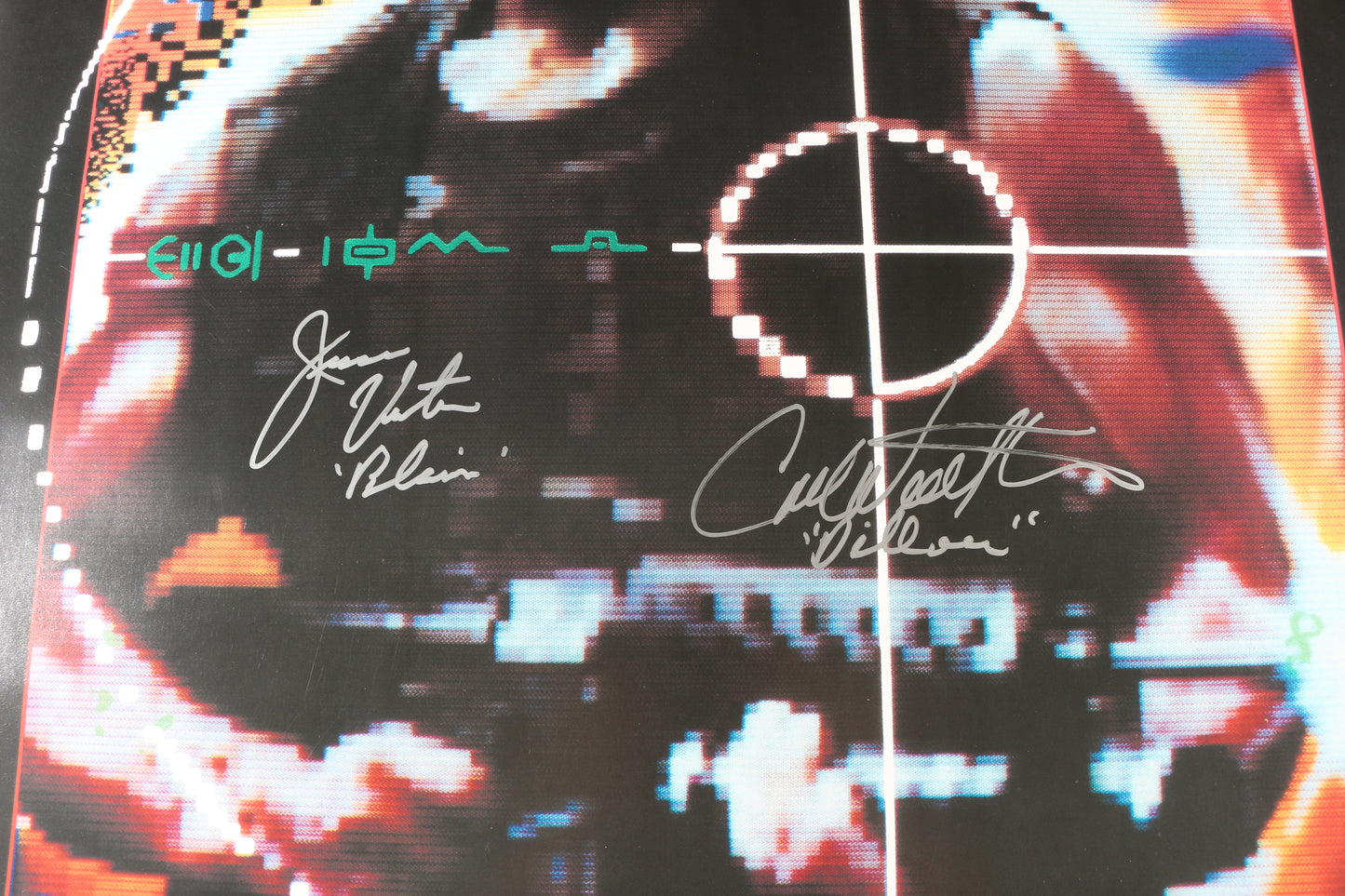 
                  
                    Carl Weathers as Dillon & Jesse Ventura as Blain in Predator Signed 24x36 Poster with Character Names
                  
                