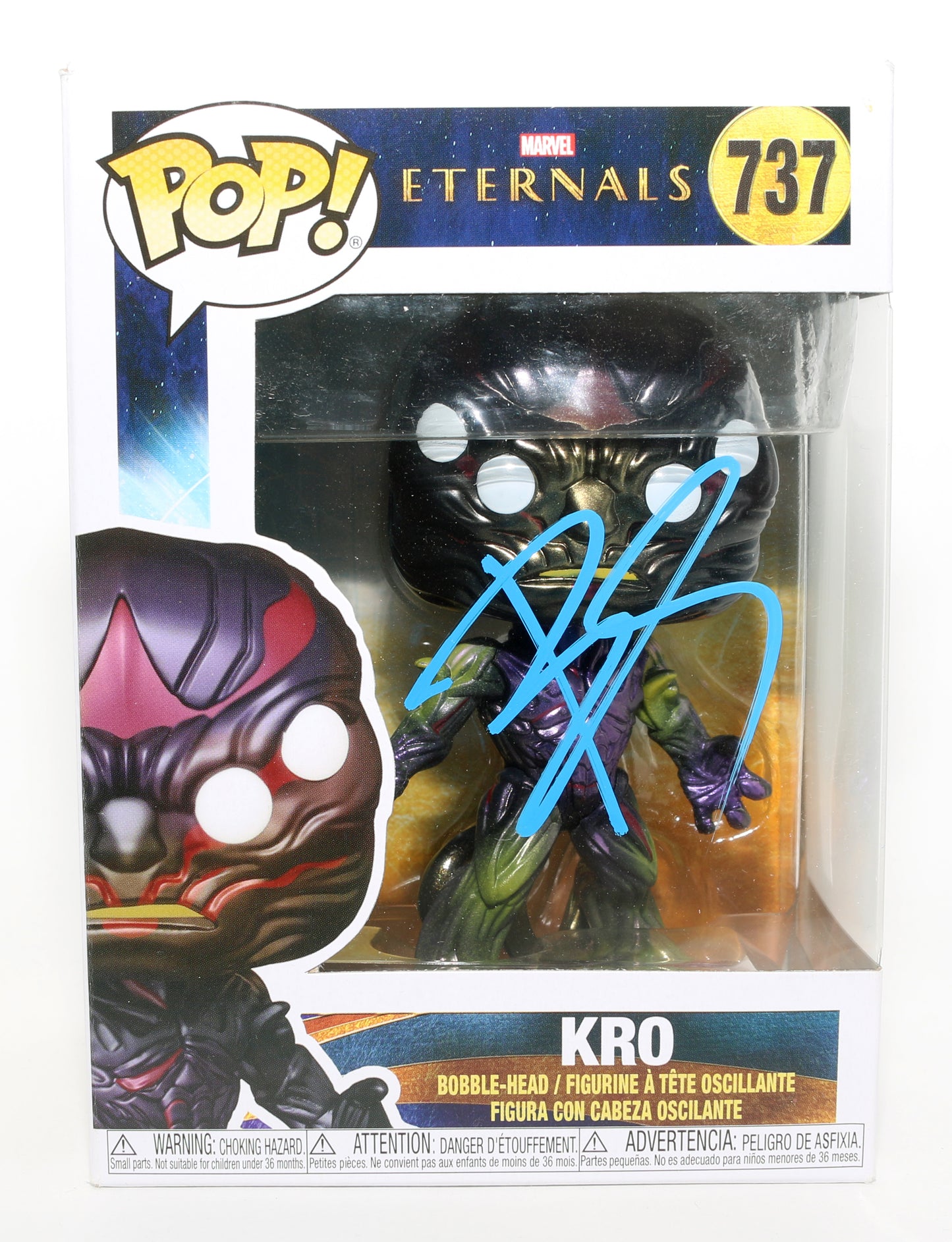 
                  
                    Bill Skarsgard as Kro in The Eternals Signed Funko POP! #727
                  
                