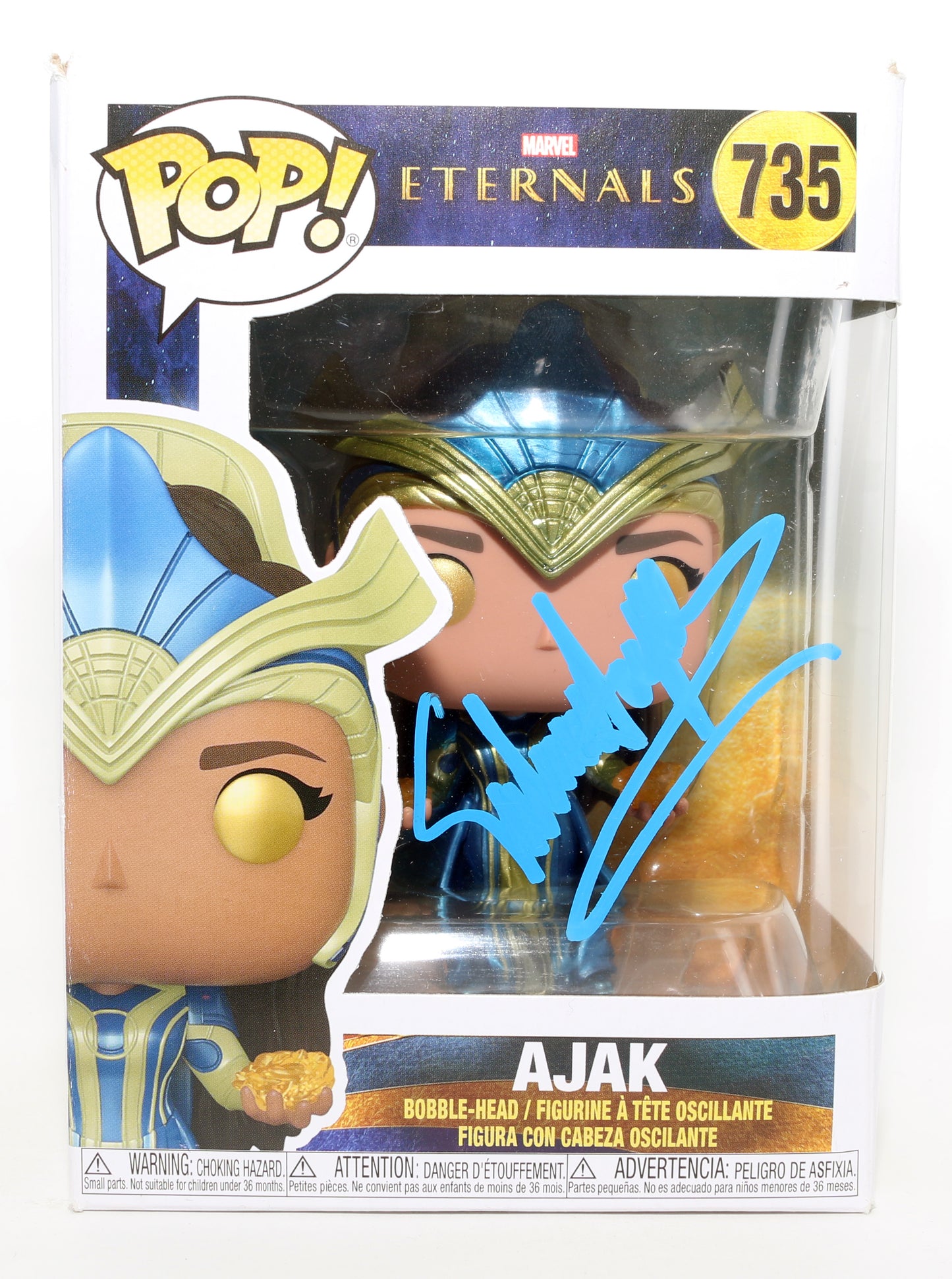 
                  
                    Salma Hayek as Ajak in Eternals Signed Funko POP! #735
                  
                