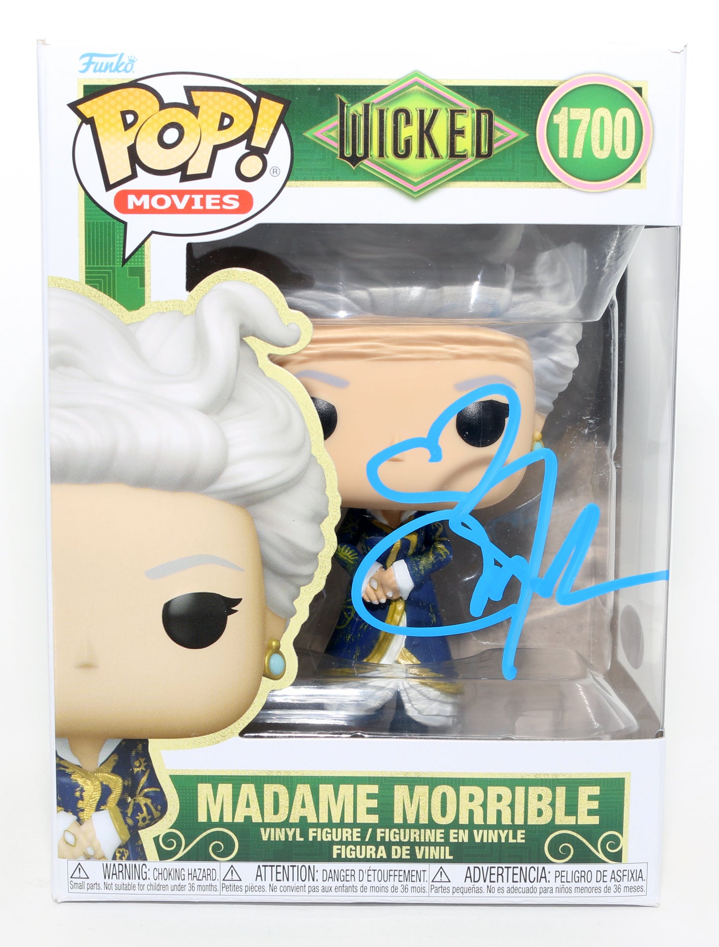 
                  
                    Michelle Yeoh as Madame Morrible in Wicked (JSA) Signed Funko POP! #1700
                  
                