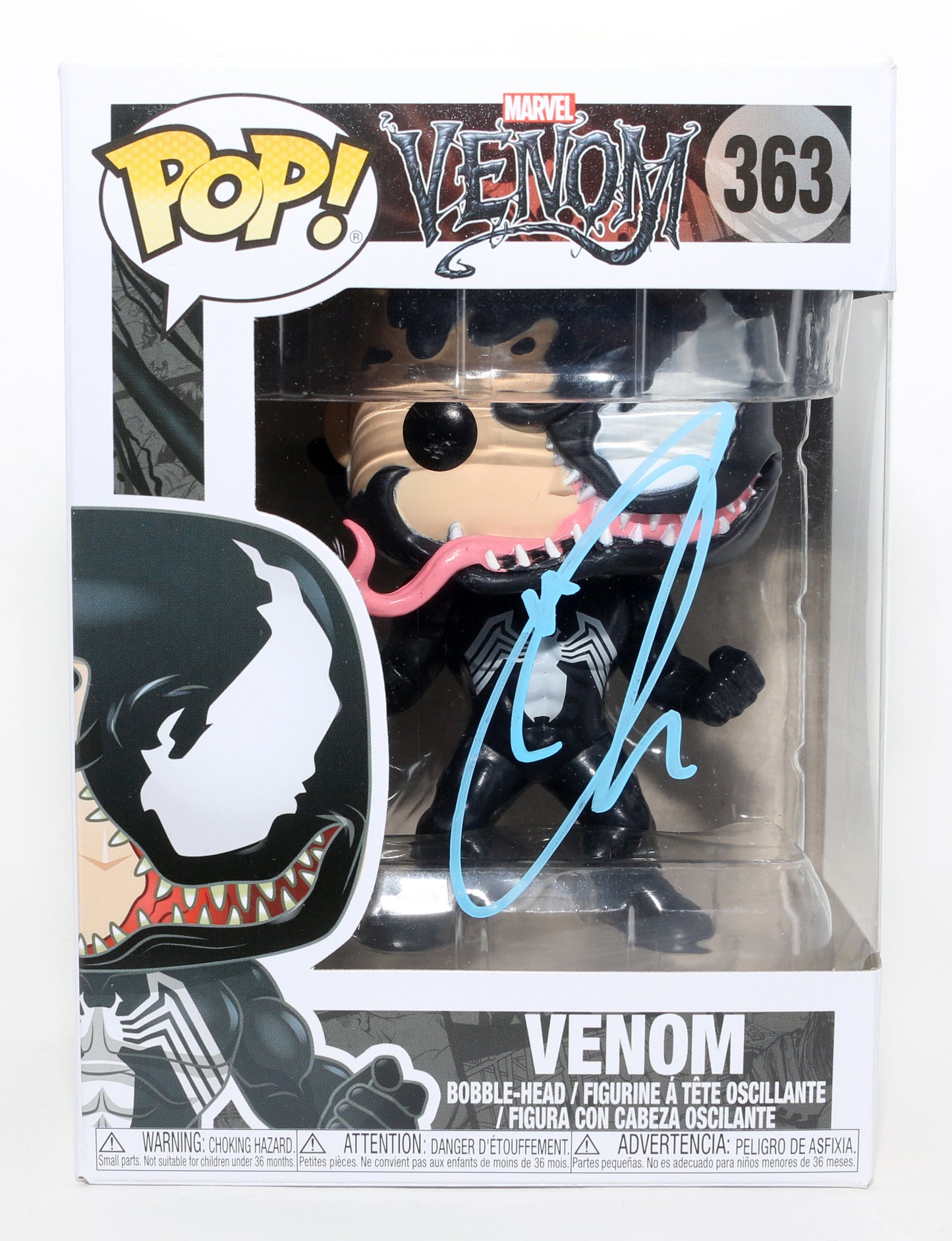 
                  
                    Tom Hardy as Venom in Venom Signed Funko POP! #363
                  
                