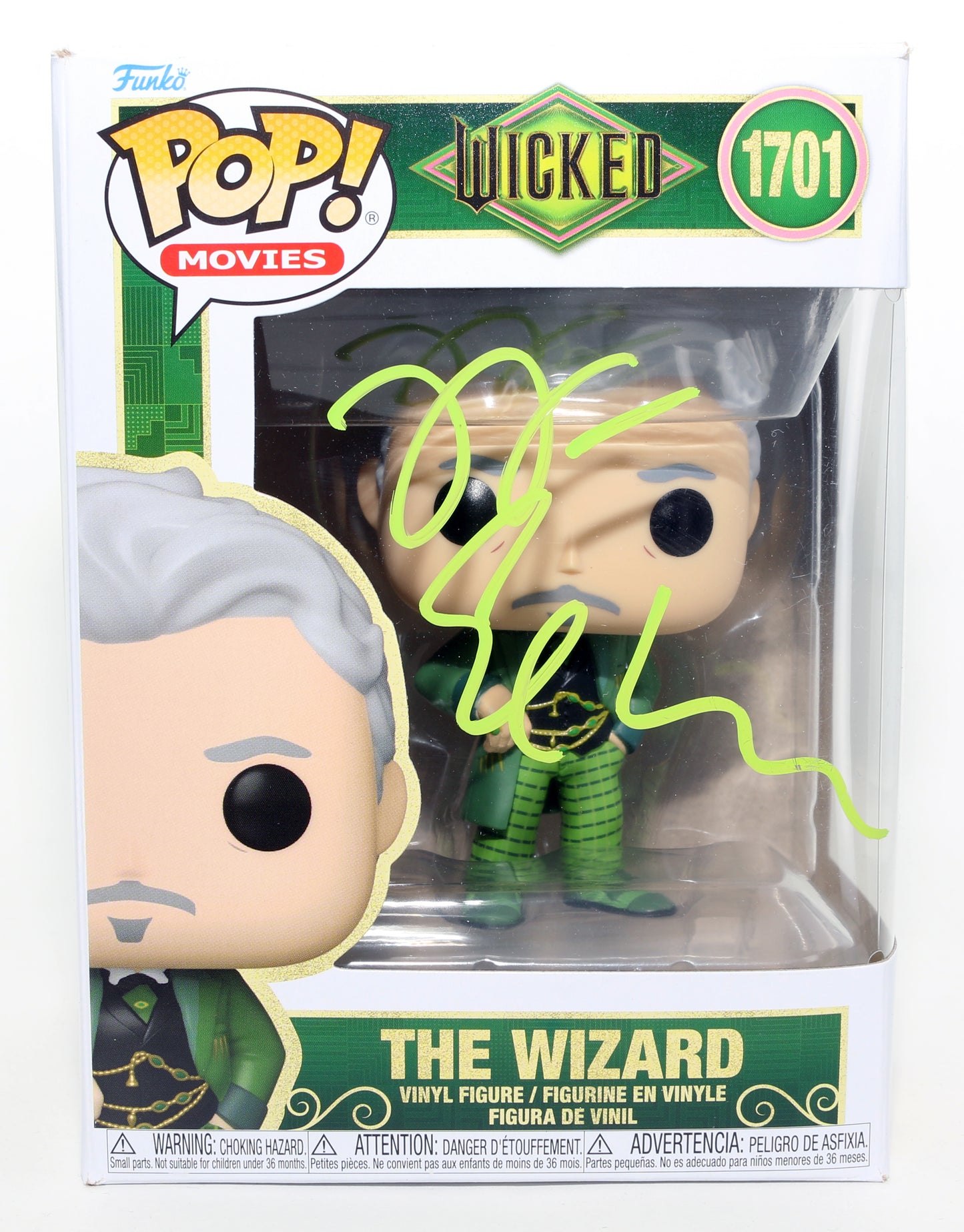 
                  
                    Jeff Goldblum as The Wizard in Wicked Signed Funko POP! #1701
                  
                