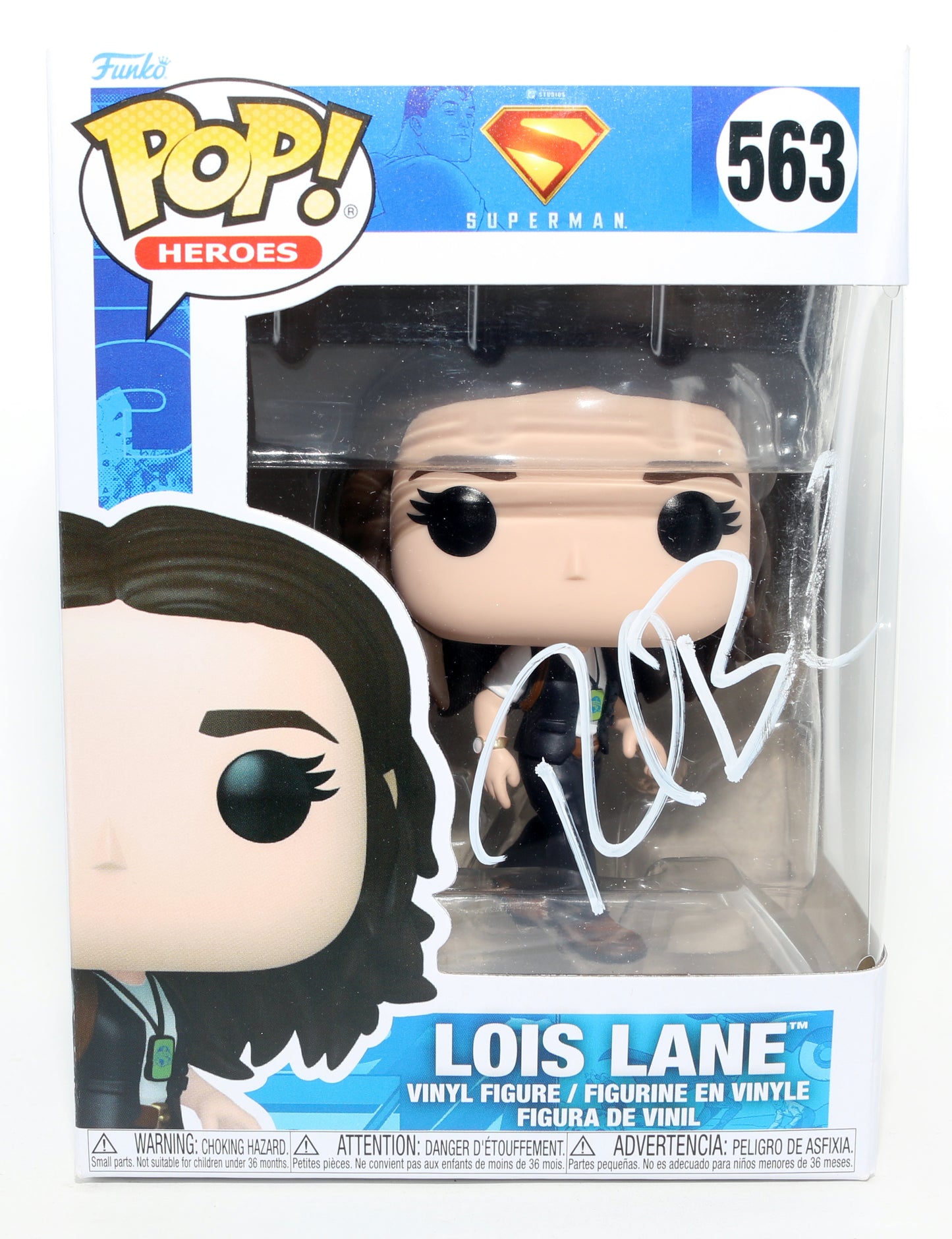 
                  
                    Rachel Brosnahan as Lois Lane in James Gunn's Superman Signed Funko POP! #563
                  
                
